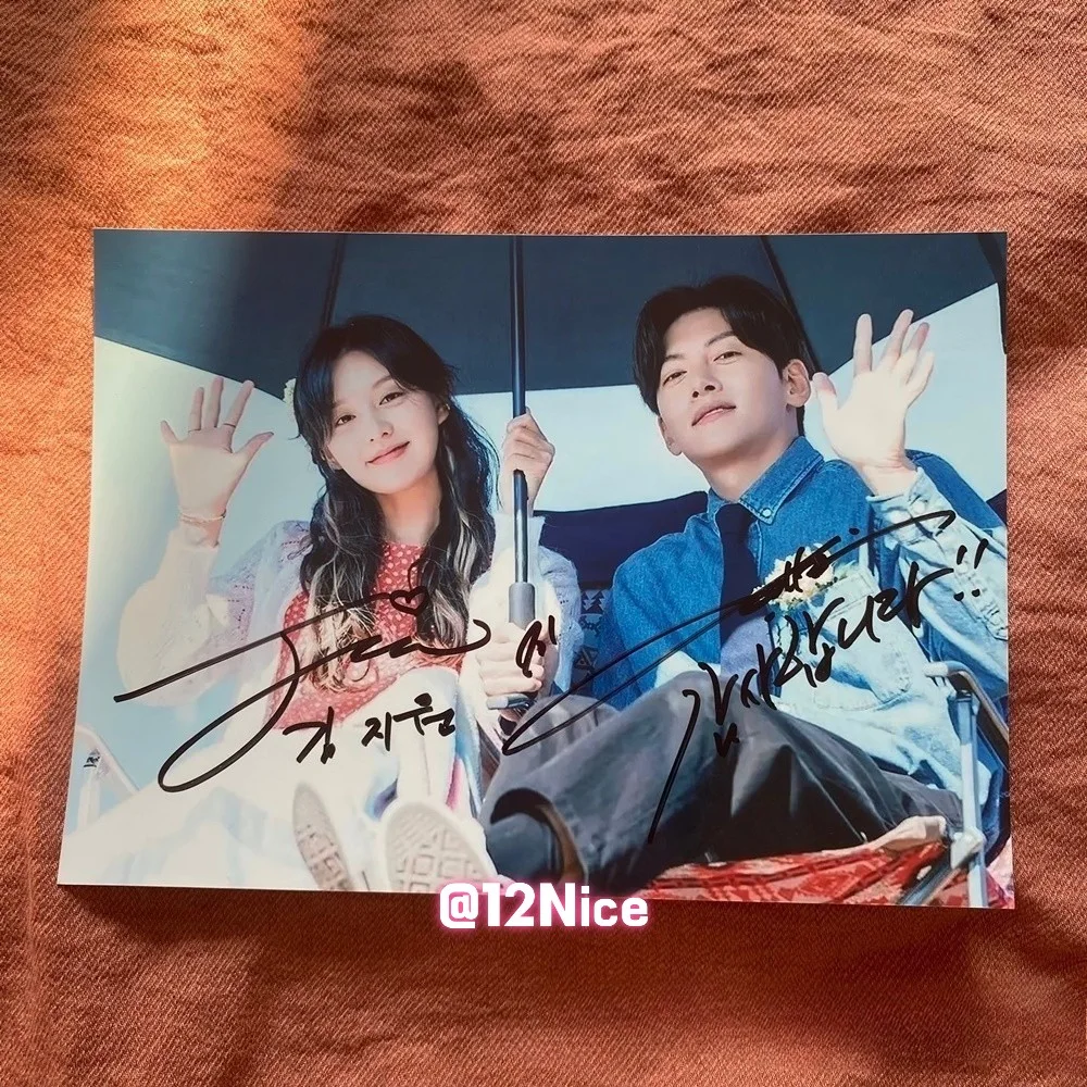 Lovestruck in the City Ji Chang Wook Kim Ji Won Autographed Photo 4*6 #Nice, изображение 3