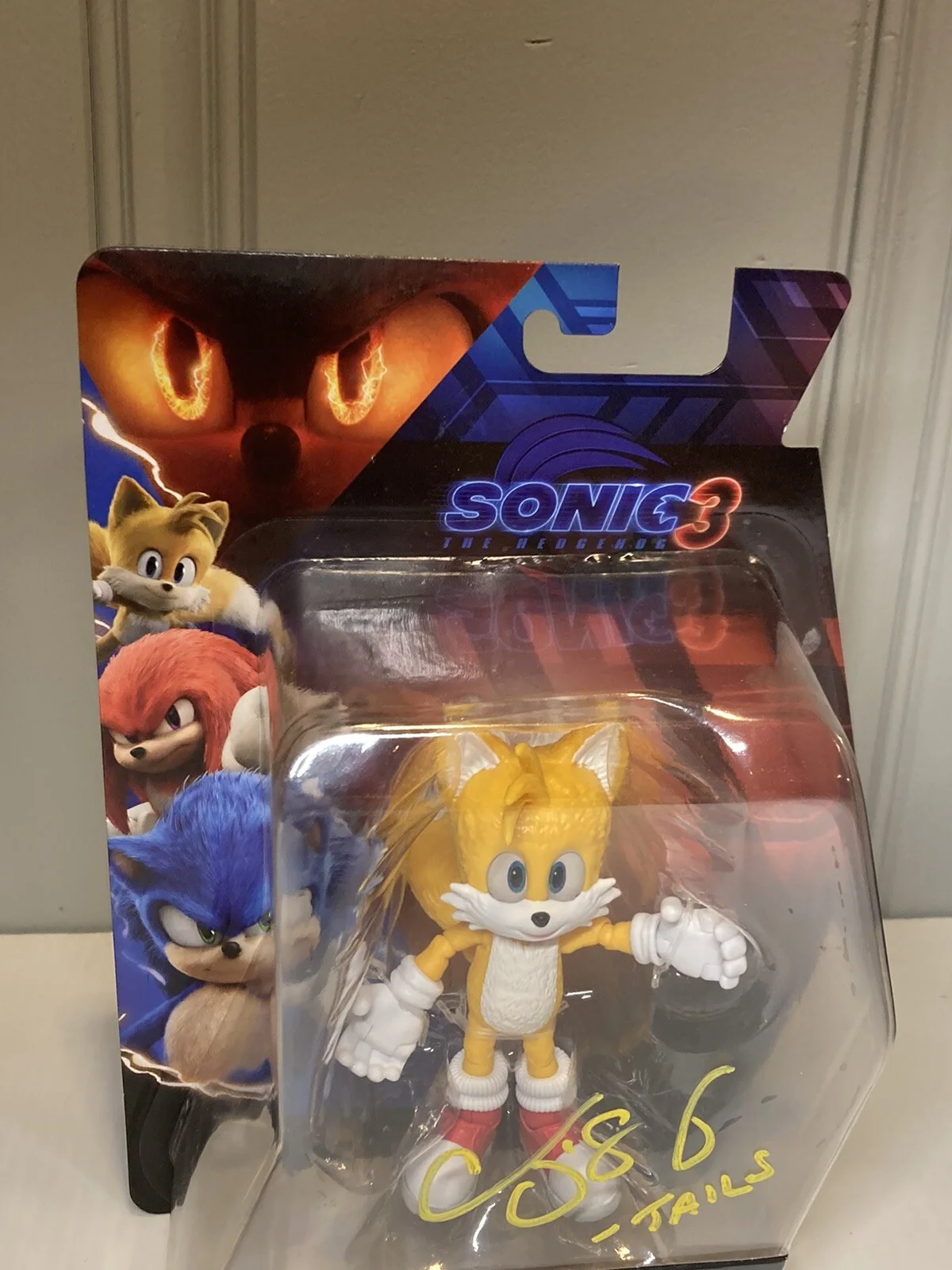 Sonic The Hedgehog 3 Movie TAILS Figure 2024 Signed Colleen O’Shaughnessy +proof, изображение 3