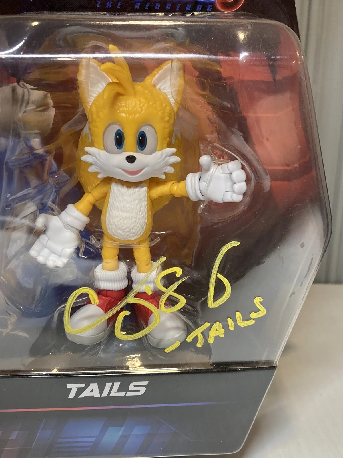 Sonic The Hedgehog 3 Movie TAILS Figure 2024 Signed Colleen O’Shaughnessy +proof, изображение 4