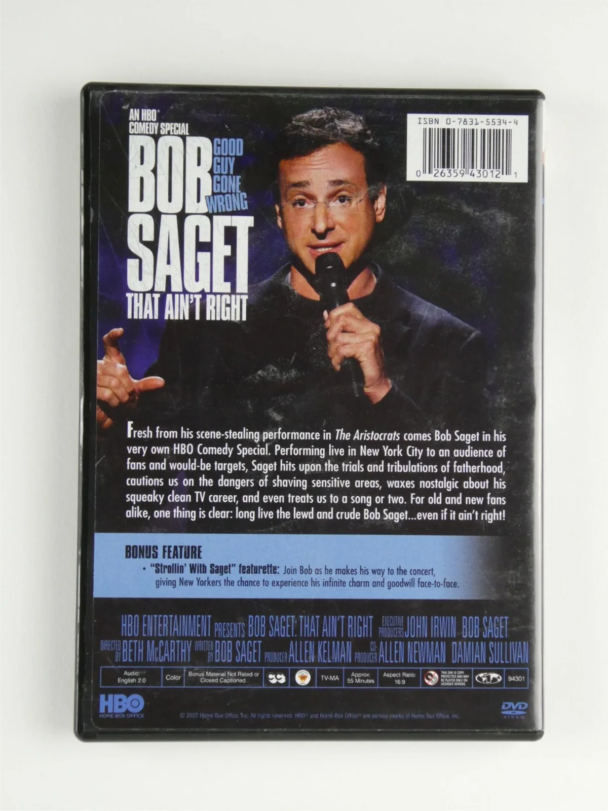 Bob Saget — Bob Saget Signed Good Guy Gone Wrong DVD Cover Autographed With Case & DVD, image 4