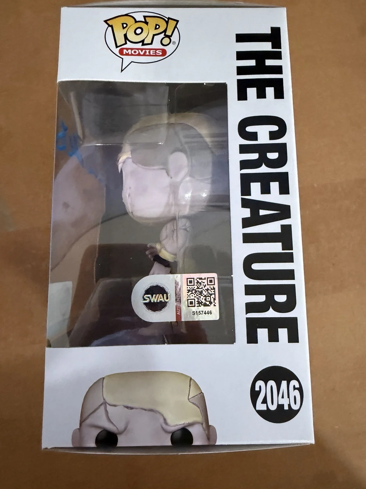 Guillermo del Toro Signed Frankenstein Creature Funko Autograph Proof SWAU COA, изображение 5