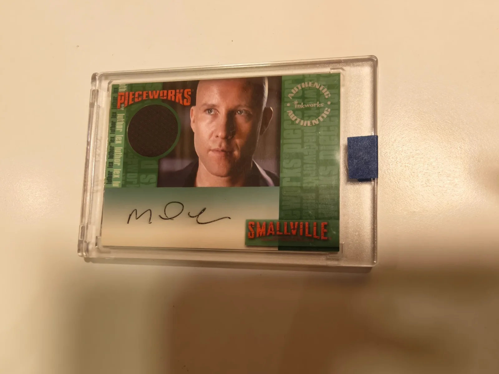 Lex Luthor Smallville Michael Rosenbaum Auto Autograph Piecework PW1A Season 4, изображение 2