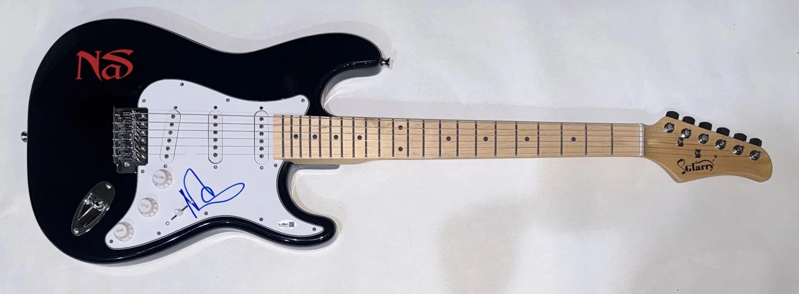 Nas Signed Autograph Electric Guitar Illmatic Rapper Hip Hop Nasir Jones JSA COA, image 3