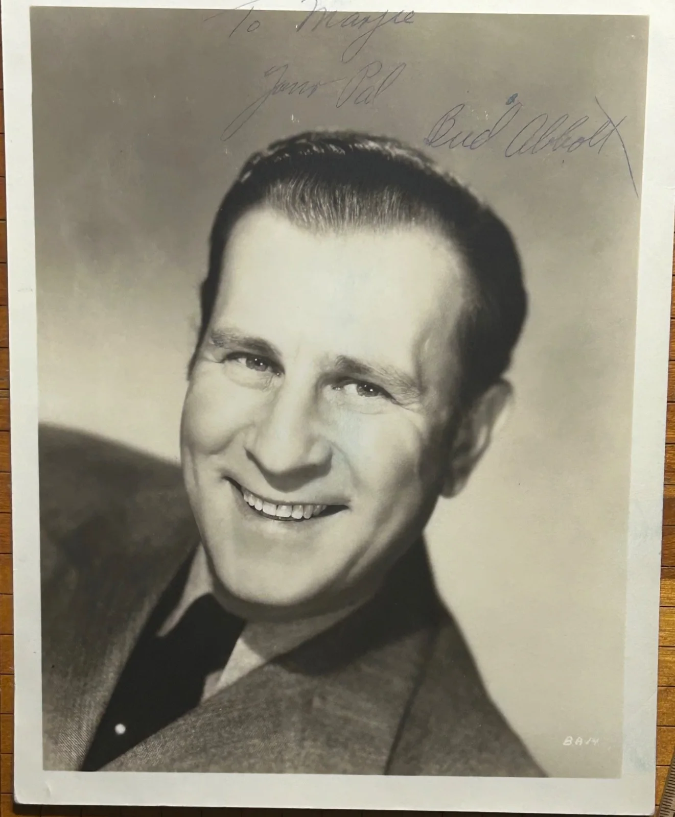 BUD ABBOTT + LOU COSTELLO—SIGNED PHOTOS w/COA—FRANKENSTEIN•LUGOSI•KARLOFF•MUMMY, image 2