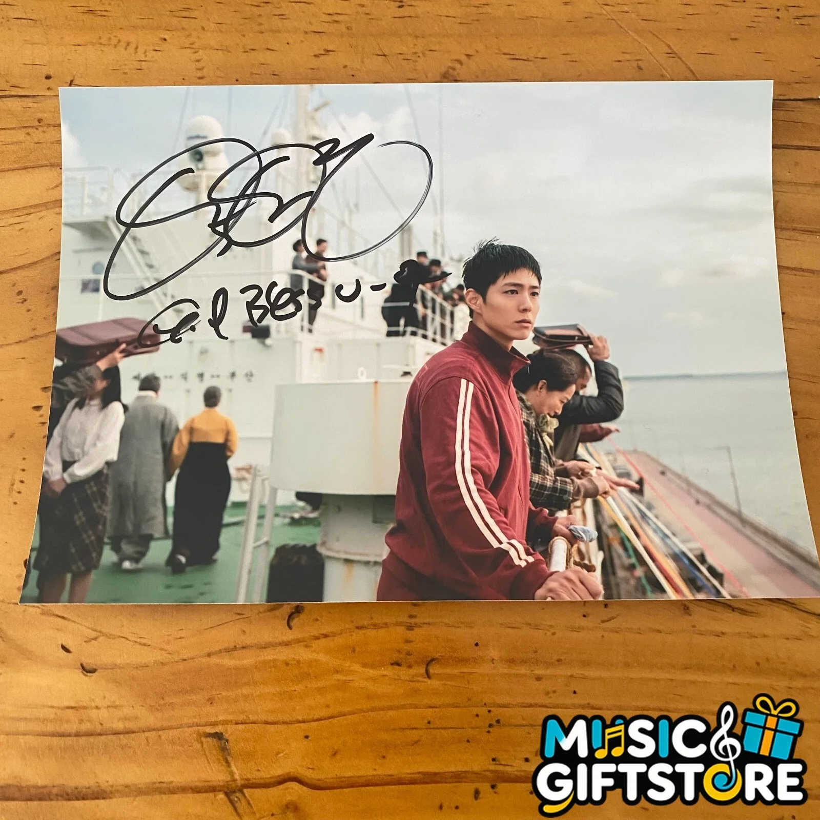 When Life Gives You Tangerines IU Park Bo Gum Autographed Photo K-POP A #MUGS, изображение 3