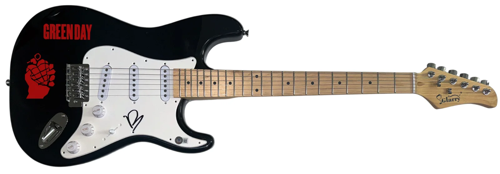 Billie Joe Armstrong Green Day Signed Autograph Electric Guitar Beckett COA, изображение 2