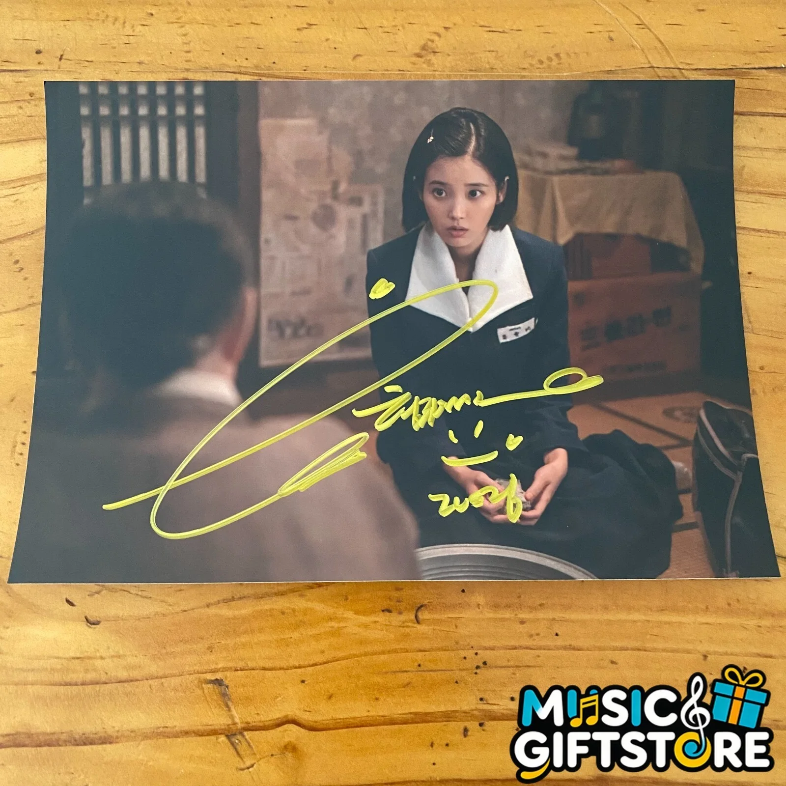 When Life Gives You Tangerines IU Park Bo Gum Autographed Photo K-Drama K-POP B, изображение 3