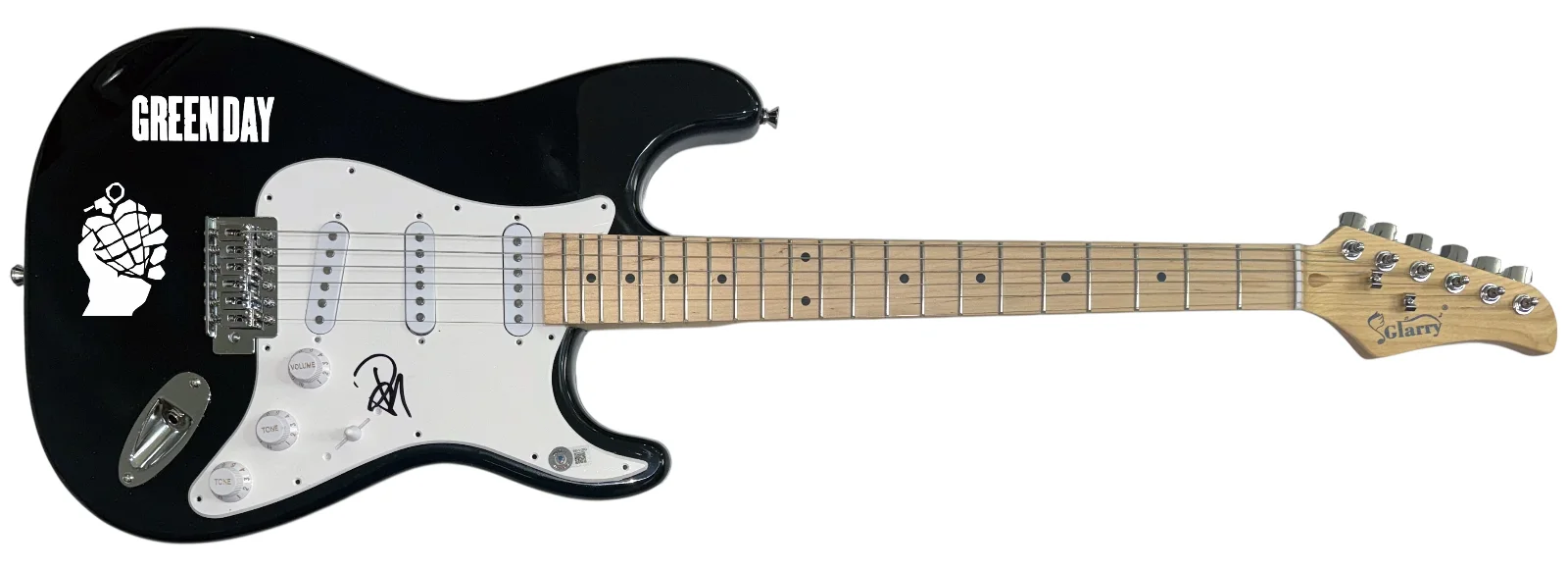 Billie Joe Armstrong Green Day Signed Autograph Electric Guitar Beckett COA, image 2