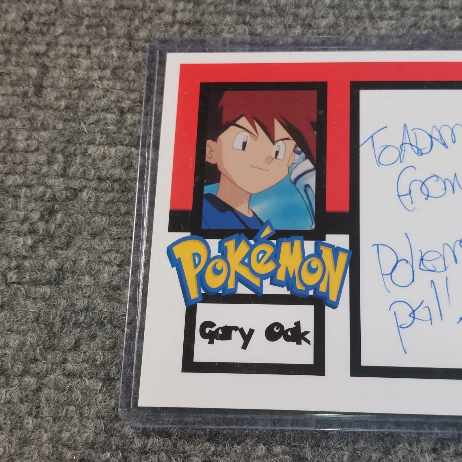 James Carter Cathcart — Pokemon SIGNED 4x6 Photo James Carter Cathcart Autograph Gary Oak Jimmy Zoppa, image 2