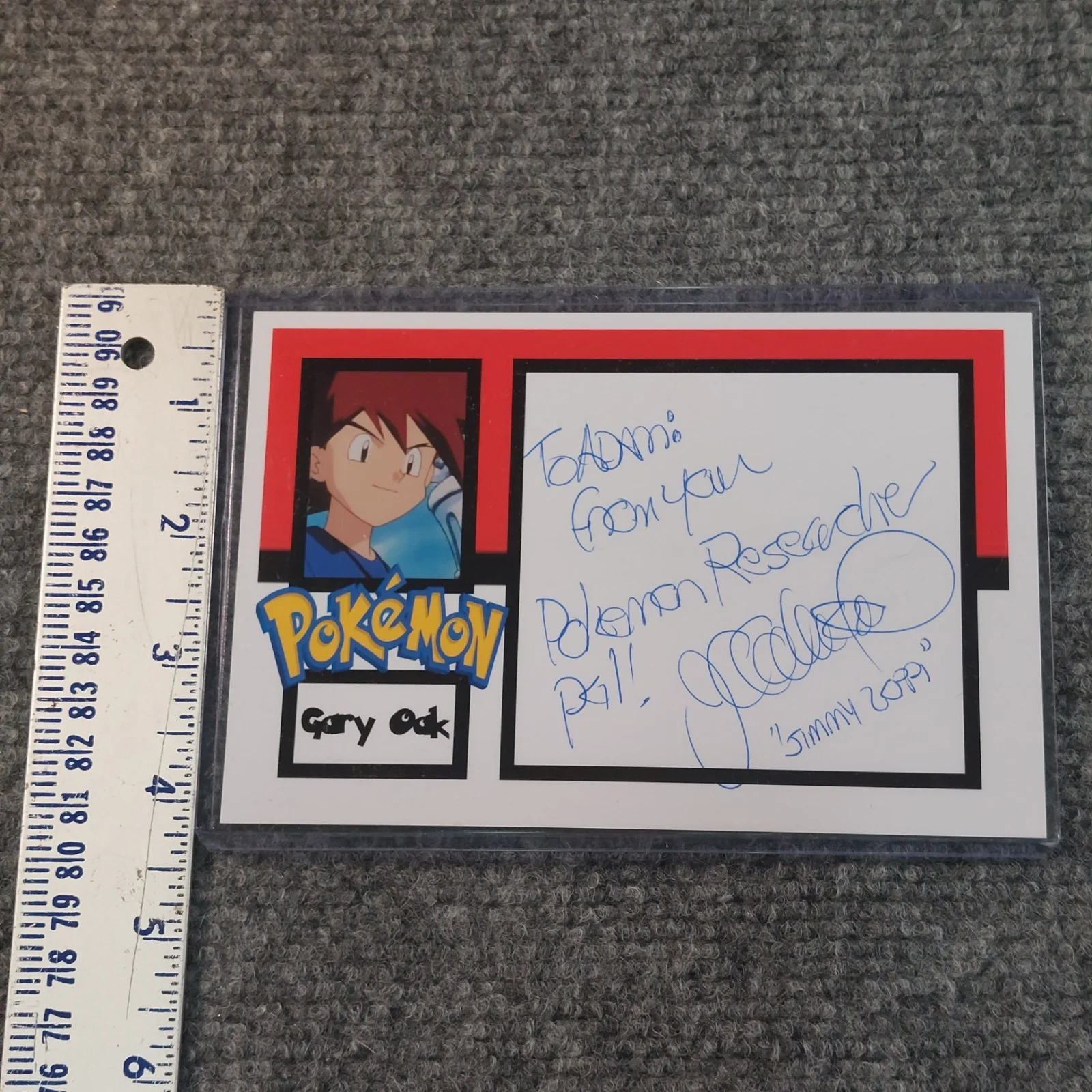 James Carter Cathcart — Pokemon SIGNED 4x6 Photo James Carter Cathcart Autograph Gary Oak Jimmy Zoppa, image 5