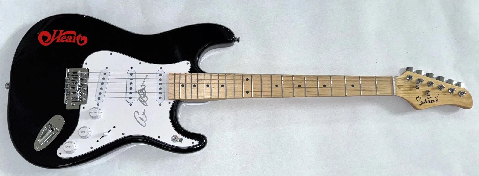 Ann Wilson HEART Signed Autograph Electric Guitar Heart Band Singer Beckett COA, изображение 3
