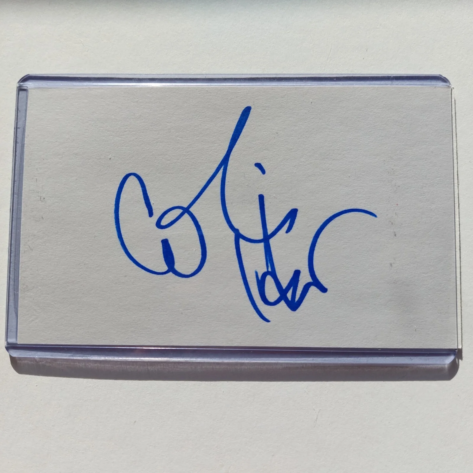 Colin Hanks — Colin Hanks Signed 3x5 Index Card PSA COA (Orange County, King Kong, Fargo), image 2