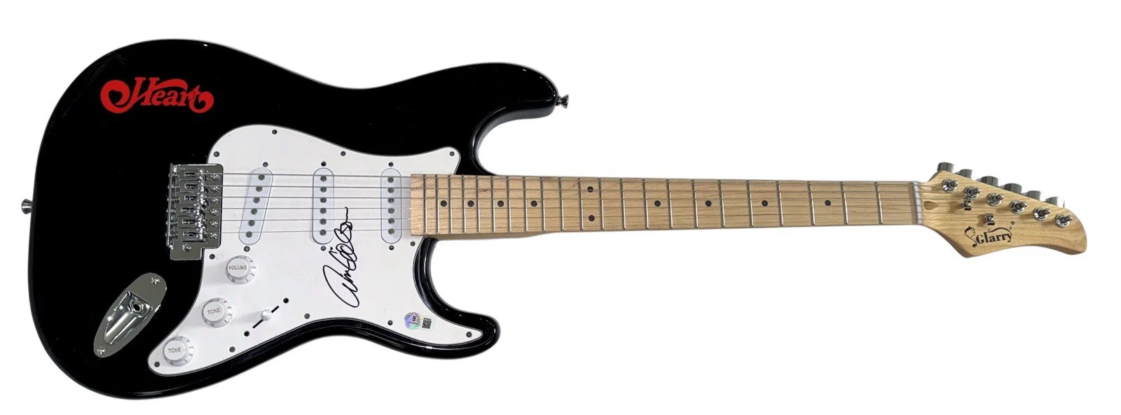 Ann Wilson HEART Signed Autograph Electric Guitar Heart Band Singer Beckett COA, изображение 2