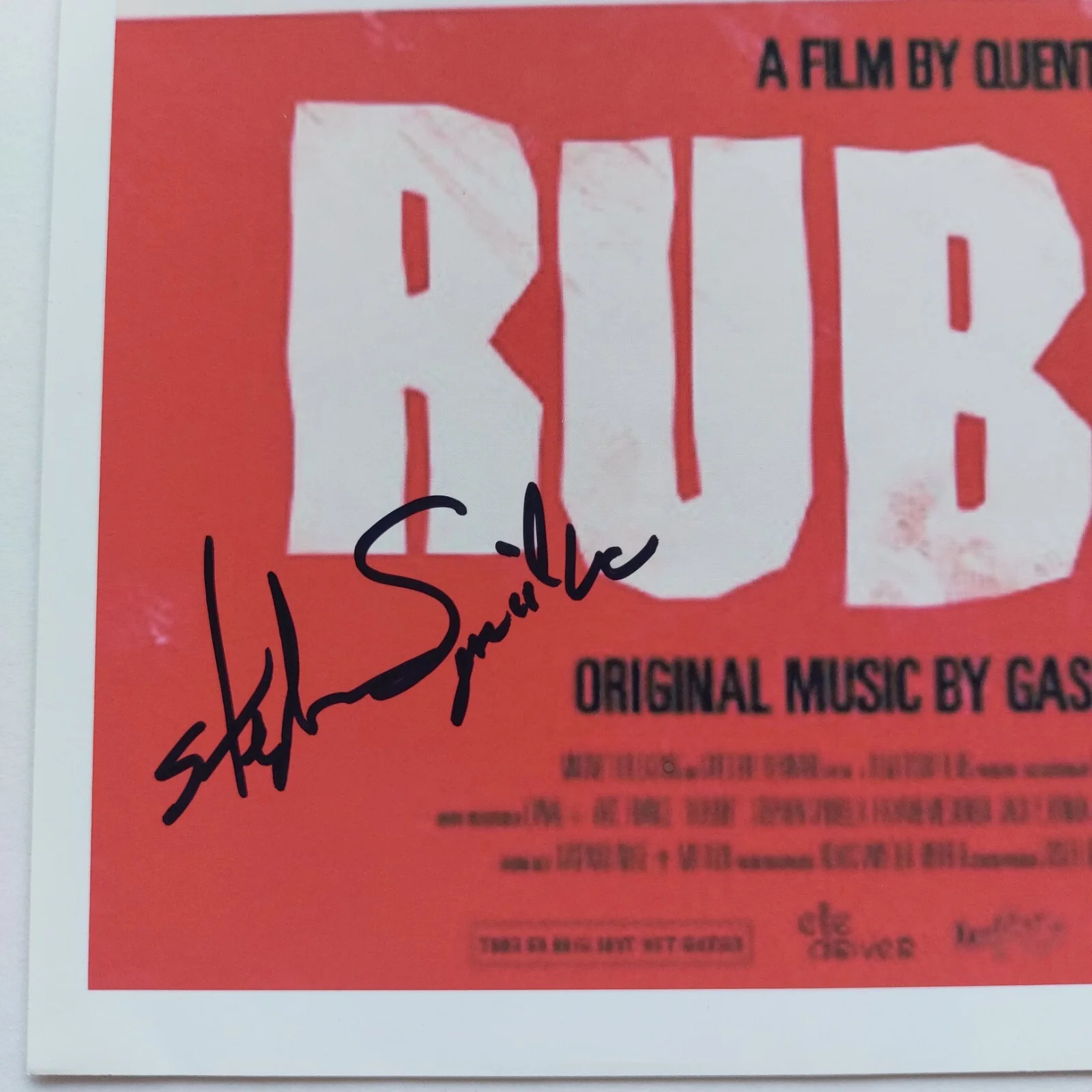 Stephen Spinella — Rubber Movie signed Photo Stephen Spinella (Milk, Virtuosity, Ravenous) Auto, image 2