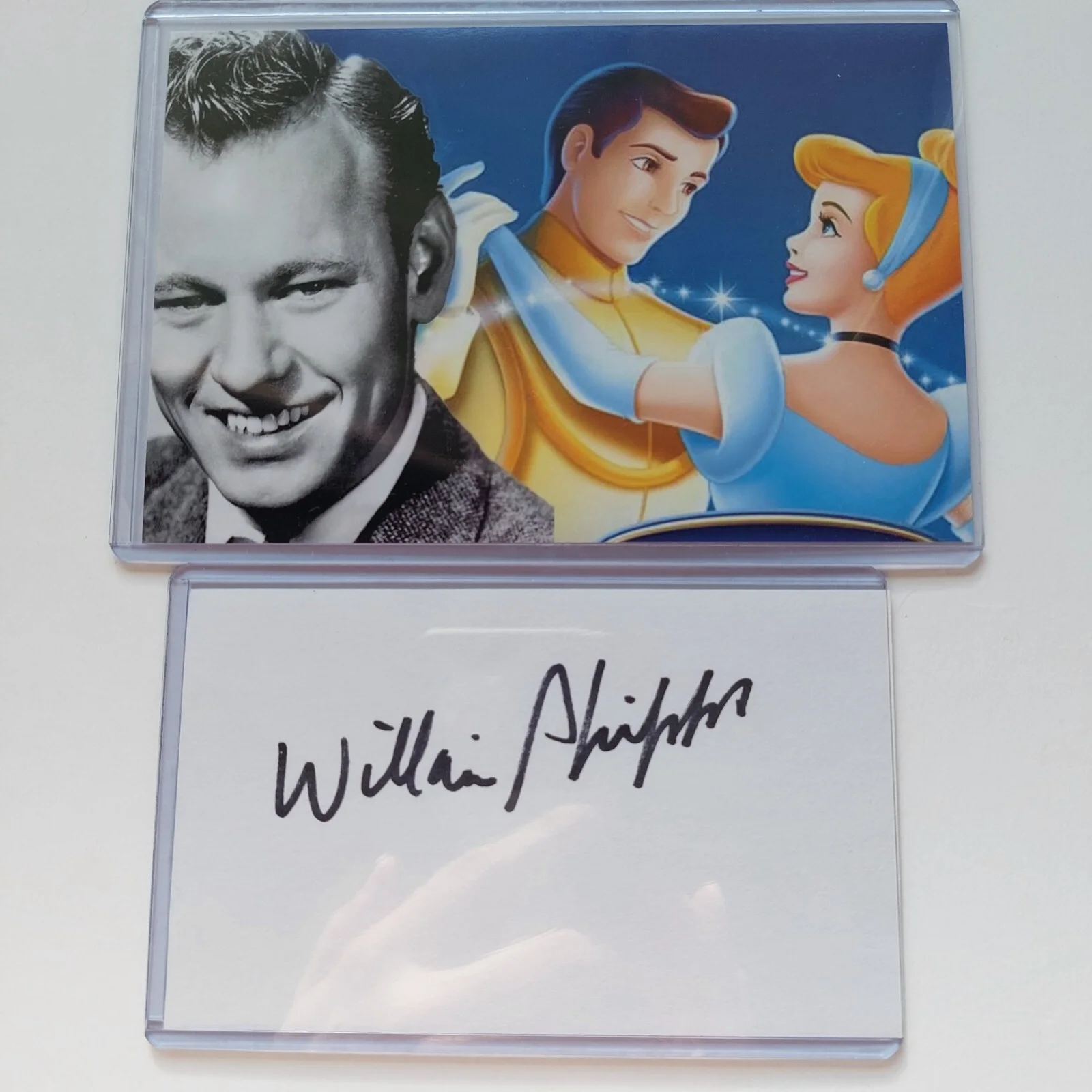 William Phipps — DISNEY CINDERELLA Prince Charming Signed 3x5 index card William Phipps Autograph