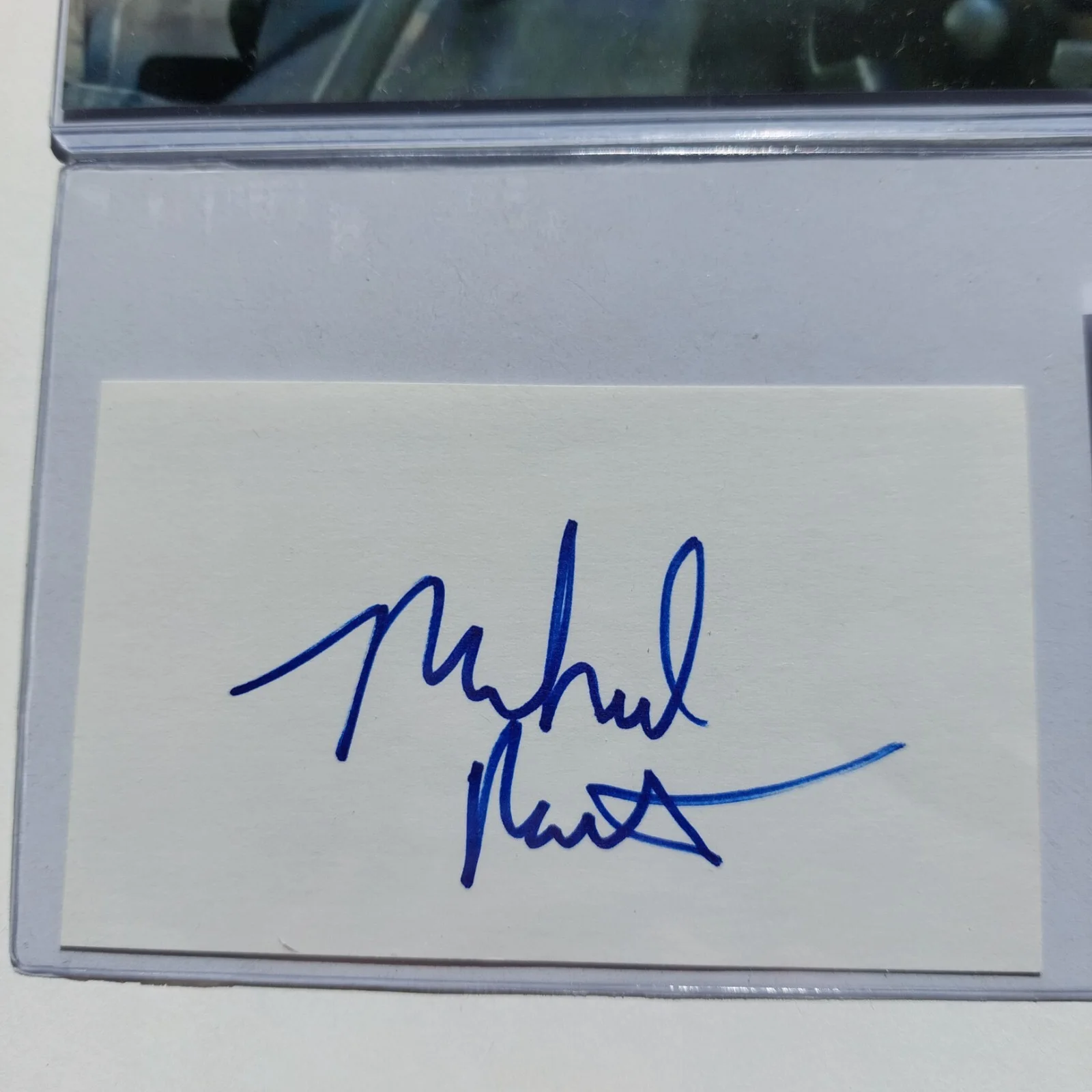 Michael Rapaport — Michael Rapaport signed 3x5 Index Card with JSA COA (Fallout, Life and Beth), image 3