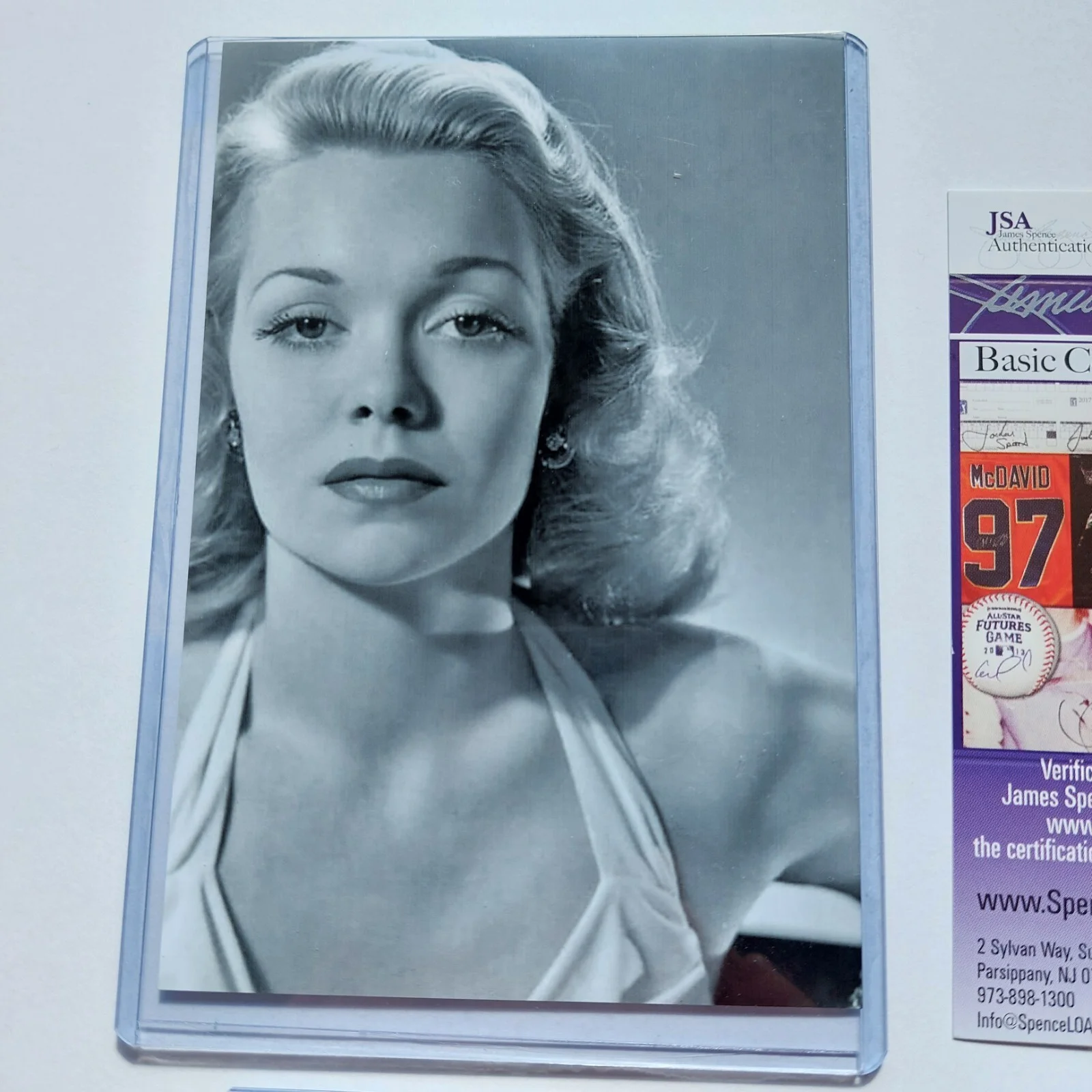 Jane Wyman — Jane Wyman Signed 4x6 JSA COA Actress Ronald Reagan 1st wife, image 3