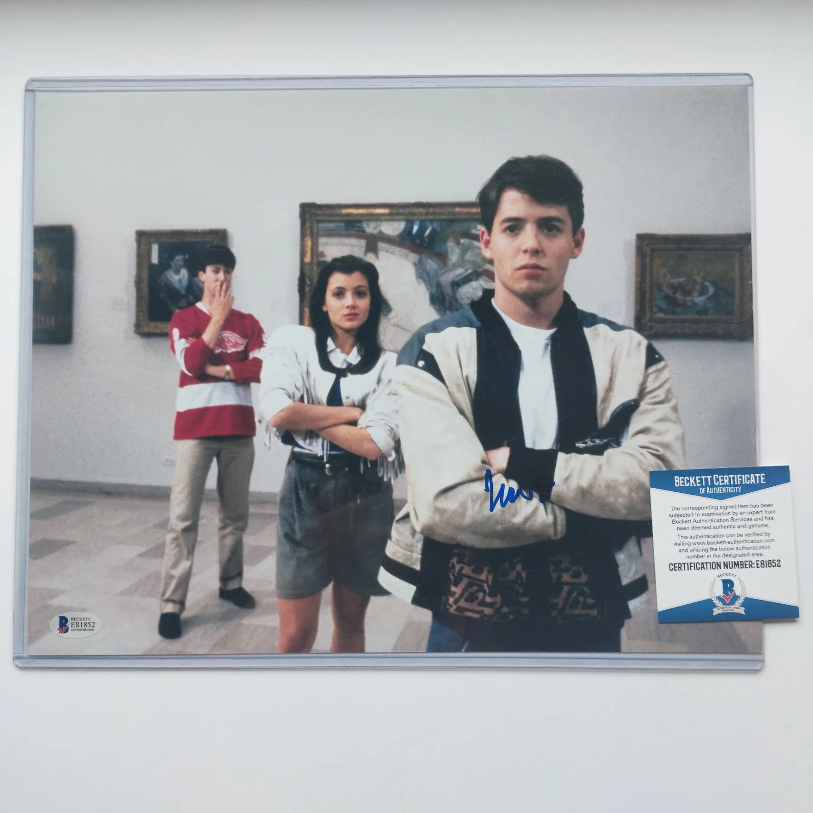 Matthew Broderick — Matthew Broderick Signed Autographed 11x14 Photo Ferris Bueller Beckett COA, изображение 2