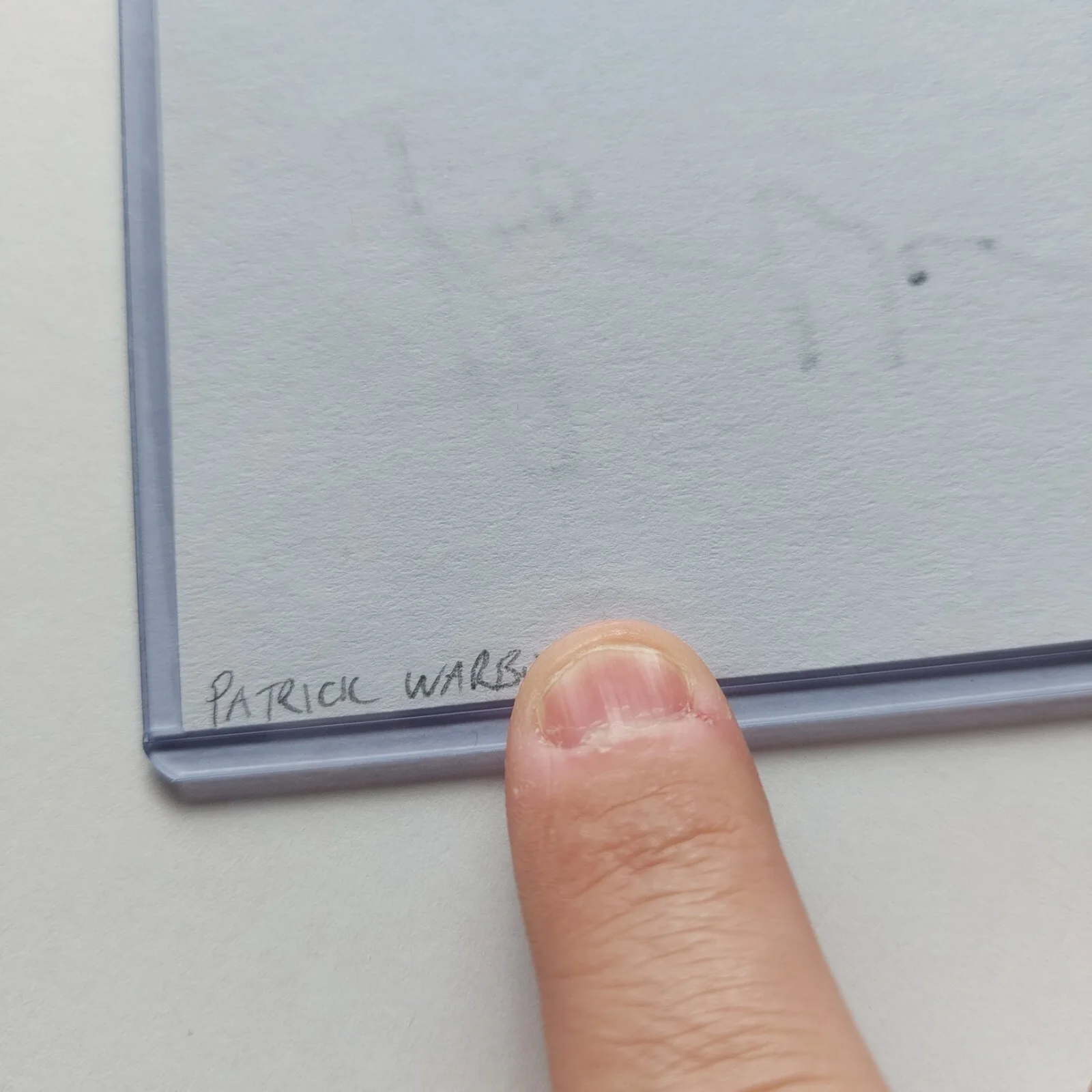 Patrick Warburton — Patrick Warburton Signed 3x5 Index Card (Family Guy, Emperor's New Groove,), image 4