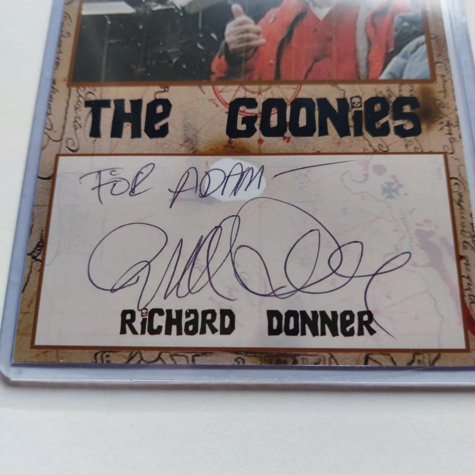 Richard Donner — Richard Donner SIGNED The Goonies 4x6 photo Autographed, image 2