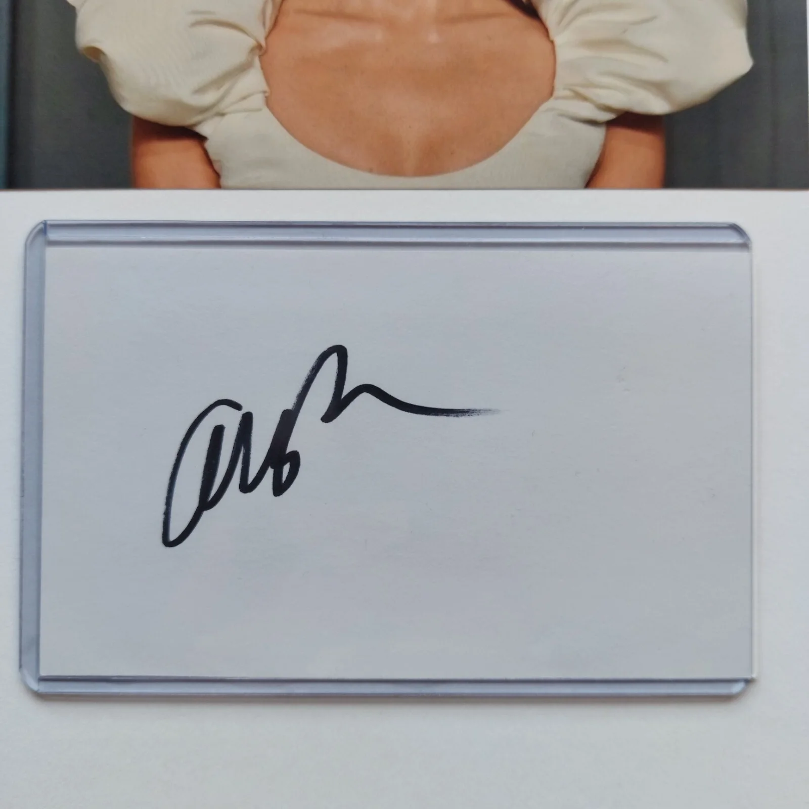 Aubrey Plaza — Aubrey Plaza signed 3x5 Index Card (Parks and Recreation, Scott Pilgrim) Auto, изображение 3