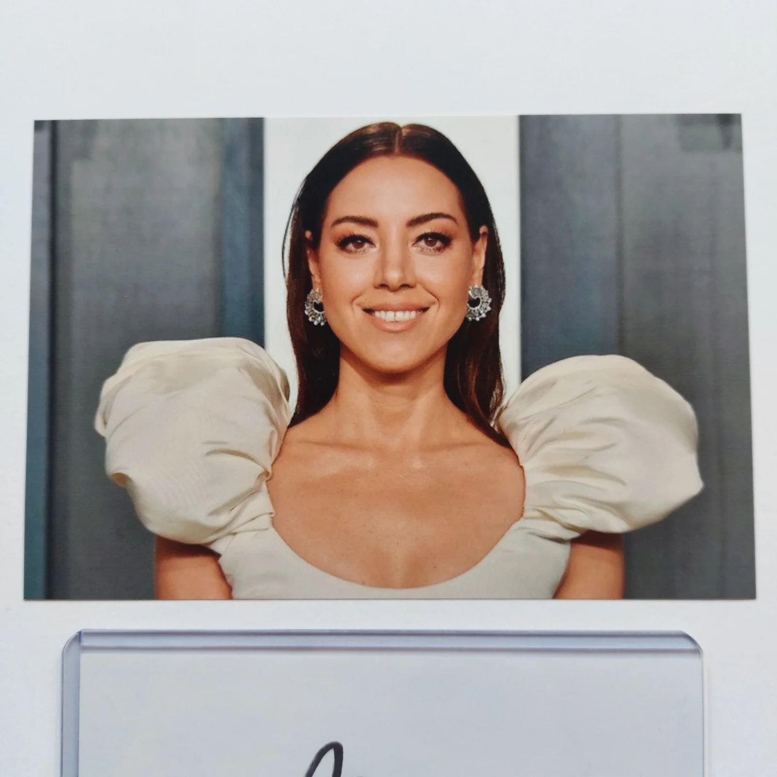 Aubrey Plaza — Aubrey Plaza signed 3x5 Index Card (Parks and Recreation, Scott Pilgrim) Auto, изображение 4