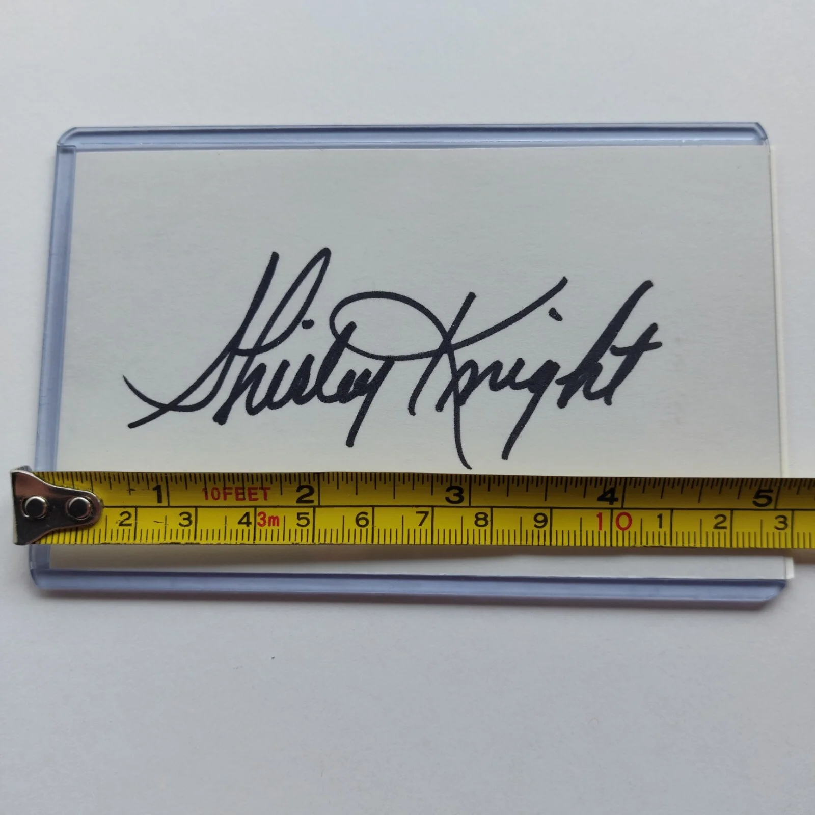 Shirley Knight — Shirley Knight Signed 3x5 Card COA (Grandma's Boy, Paul Blart, Sweet Bird of), изображение 4