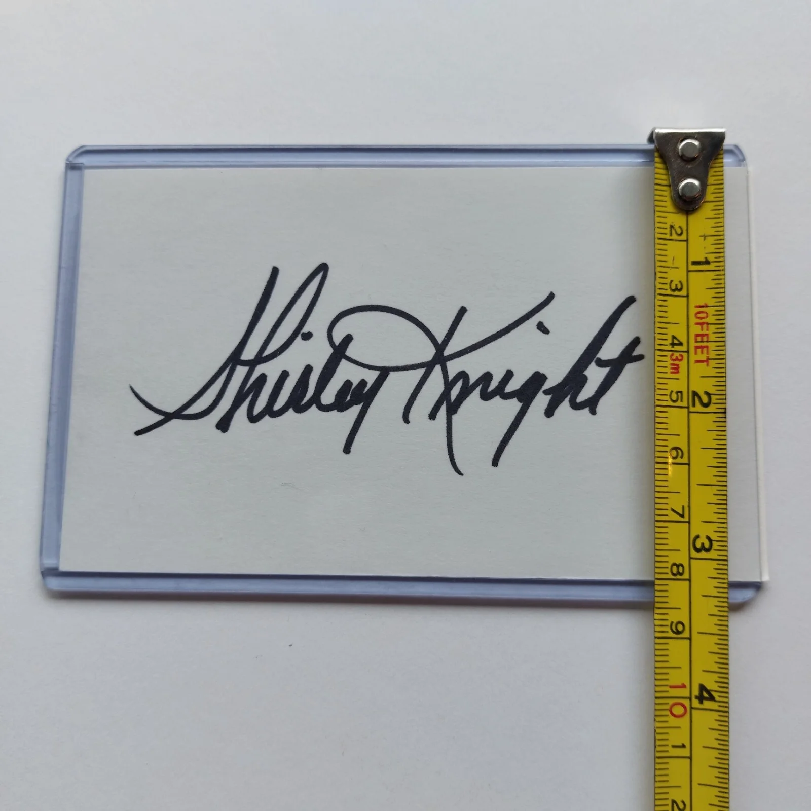 Shirley Knight — Shirley Knight Signed 3x5 Card COA (Grandma's Boy, Paul Blart, Sweet Bird of), изображение 5