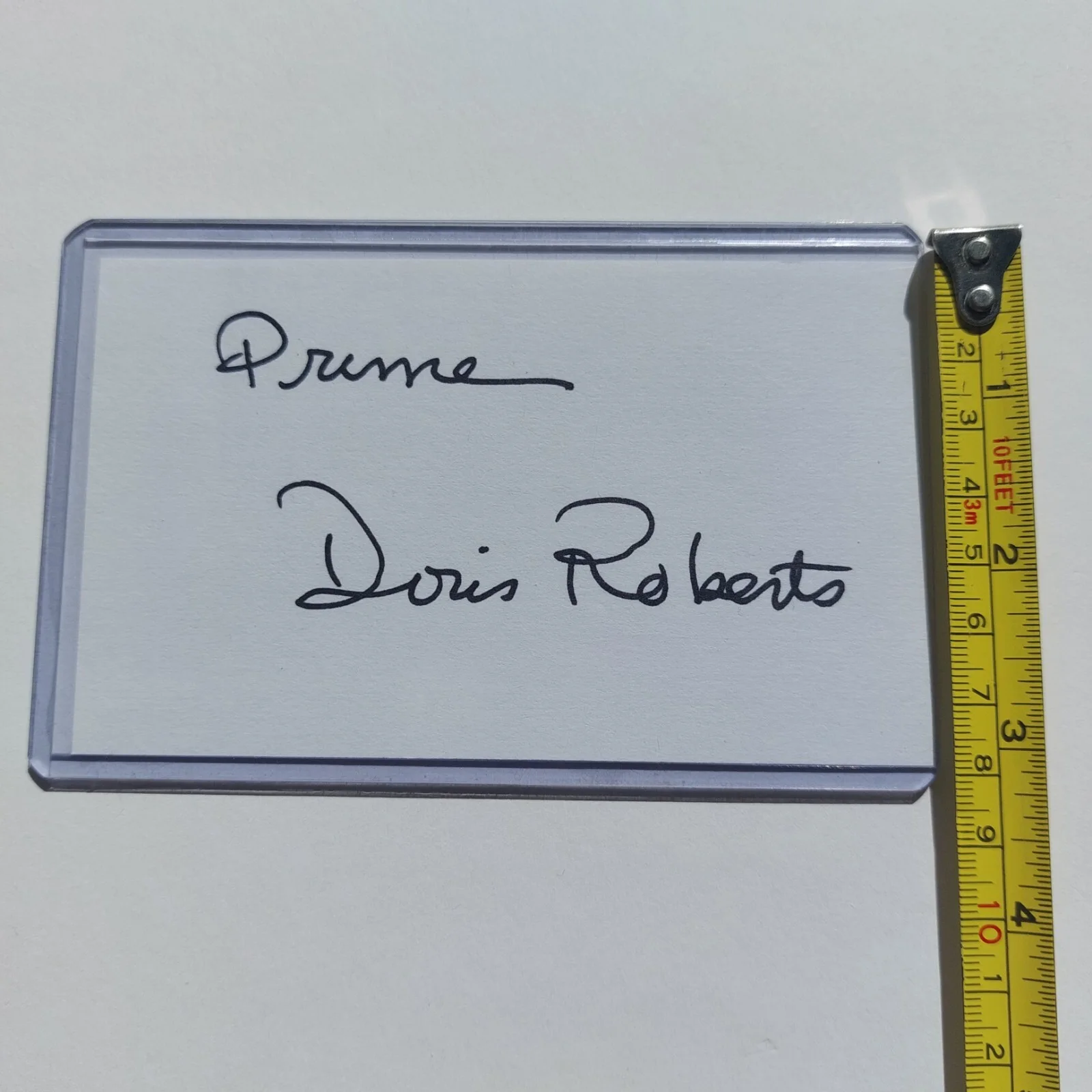 Doris Roberts — Doris Roberts Everybody Loves Raymond Signed 3x5 Index Card, image 5