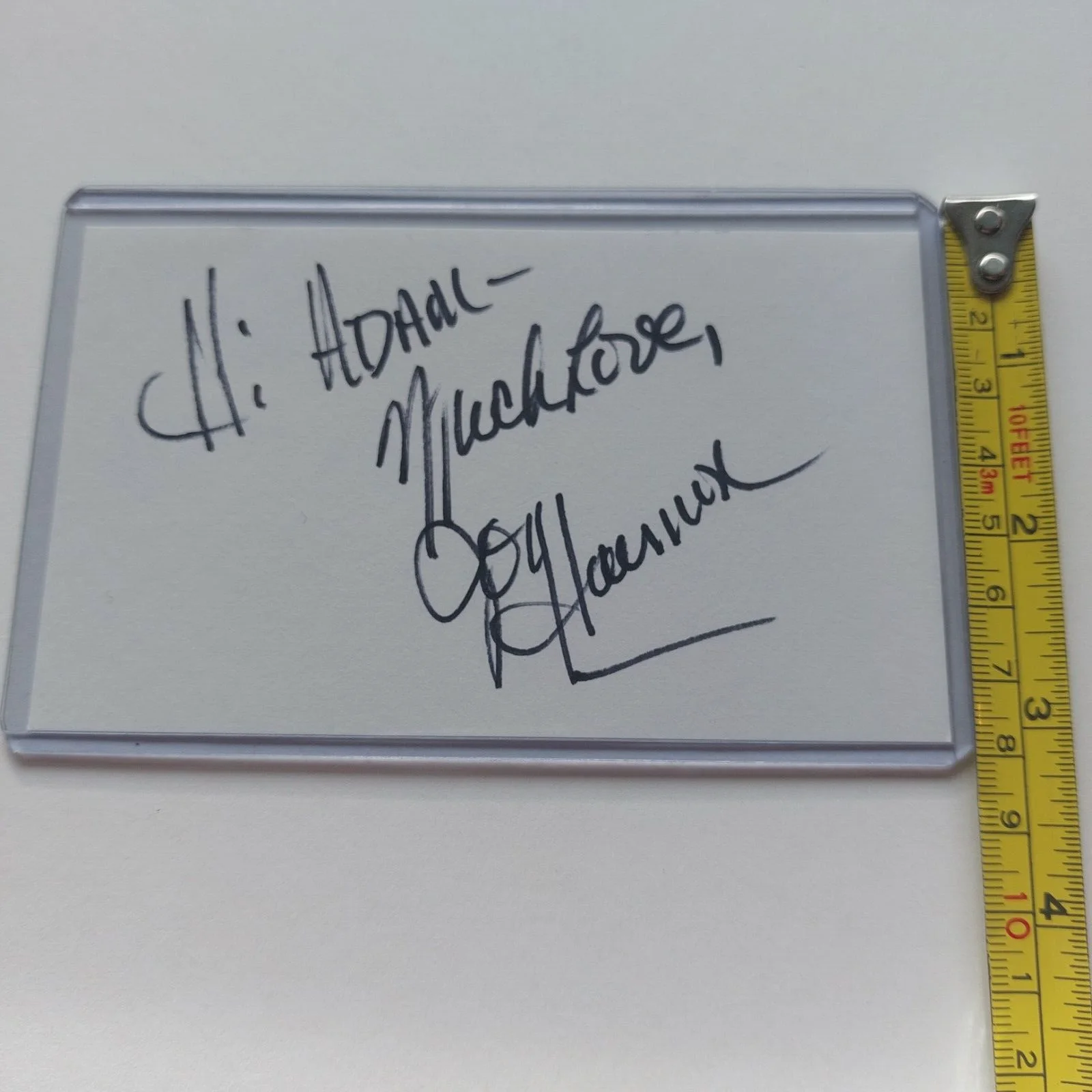 Joy Harmon — Joy Harmon Signed 3x5 Autograph (Cool Hand Luke, Village of the Giants), изображение 4