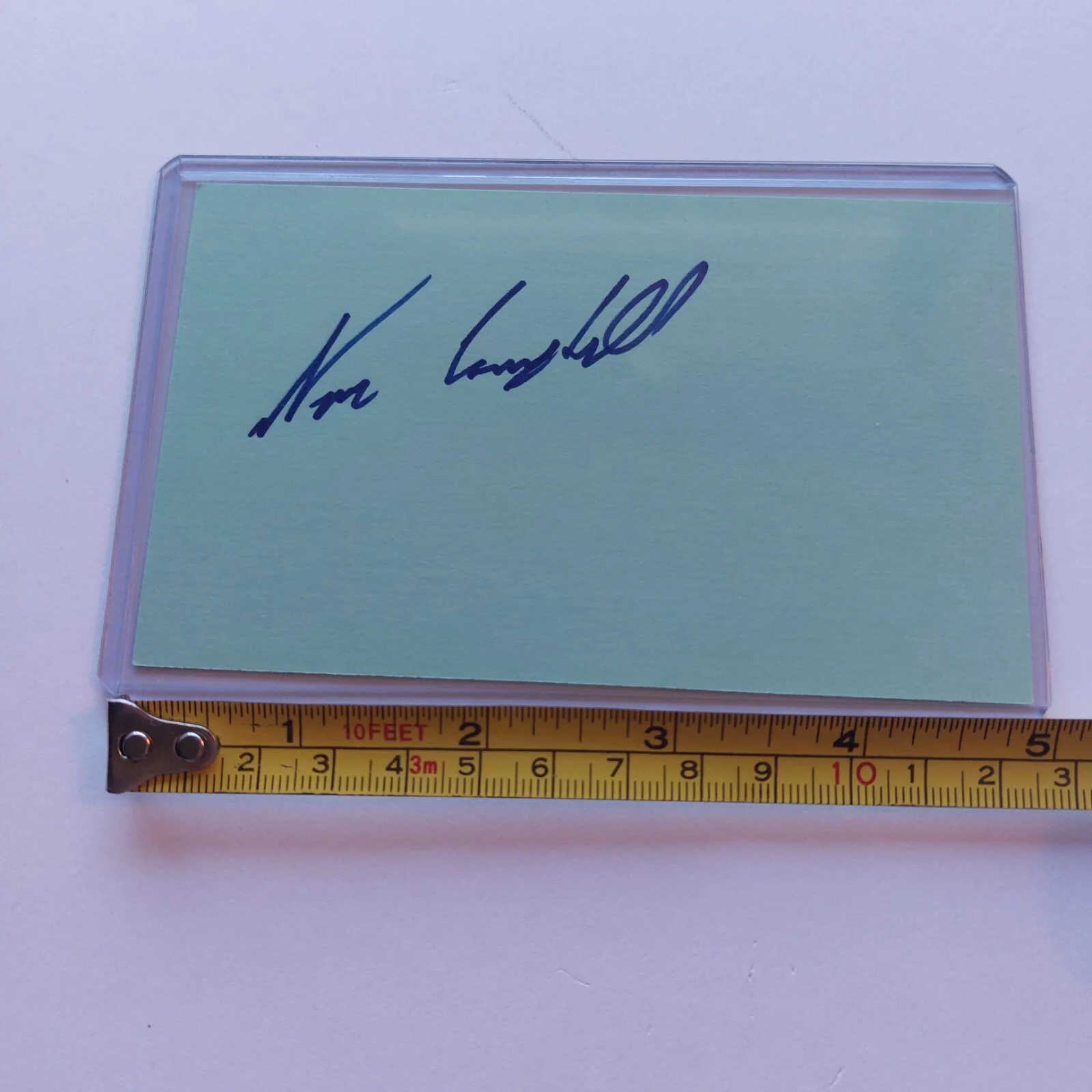 Neve Campbell — Neve Campbell Signed 3x5 Index Card (Scream, Wild Things, Lincoln Lawyer), изображение 4