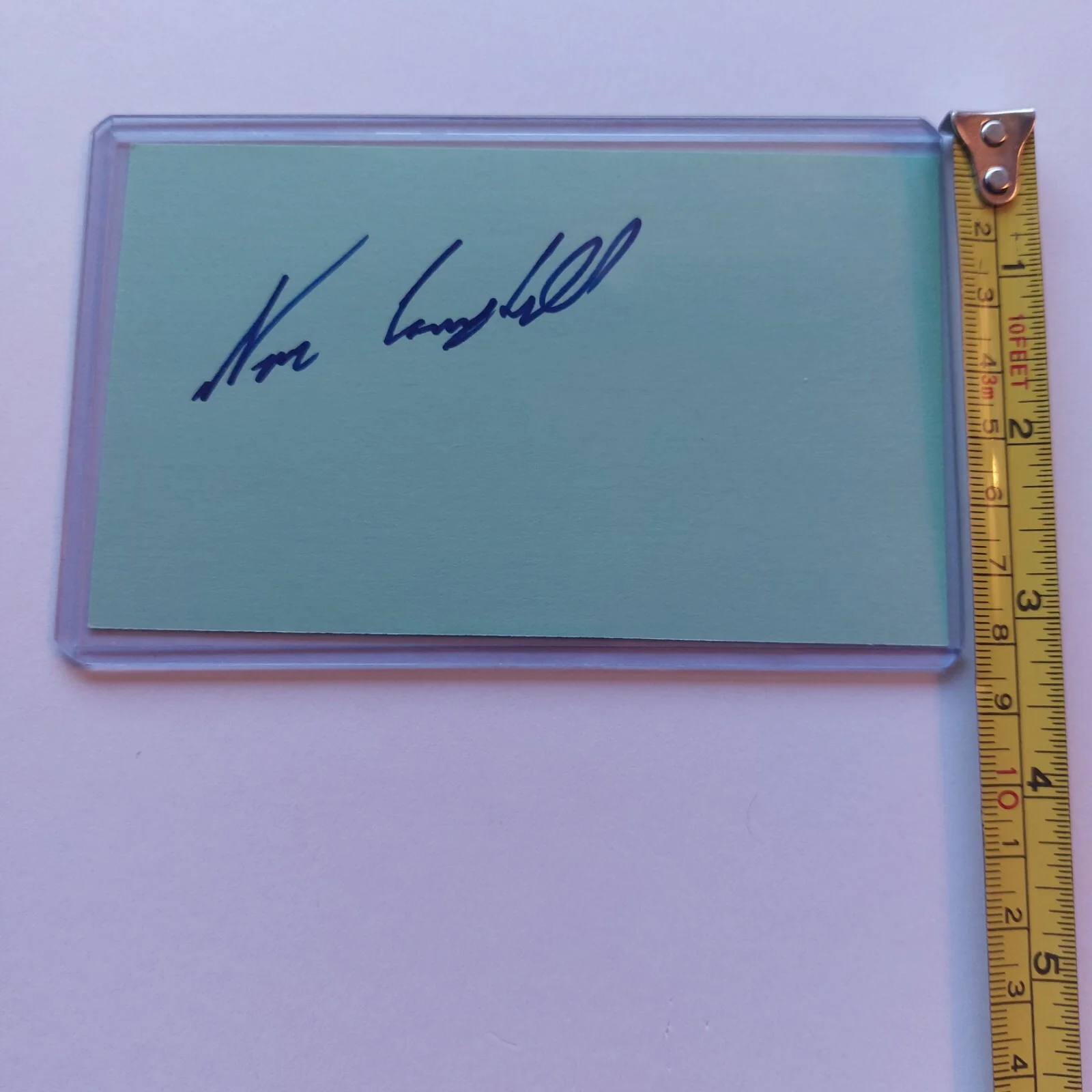 Neve Campbell — Neve Campbell Signed 3x5 Index Card (Scream, Wild Things, Lincoln Lawyer), изображение 5