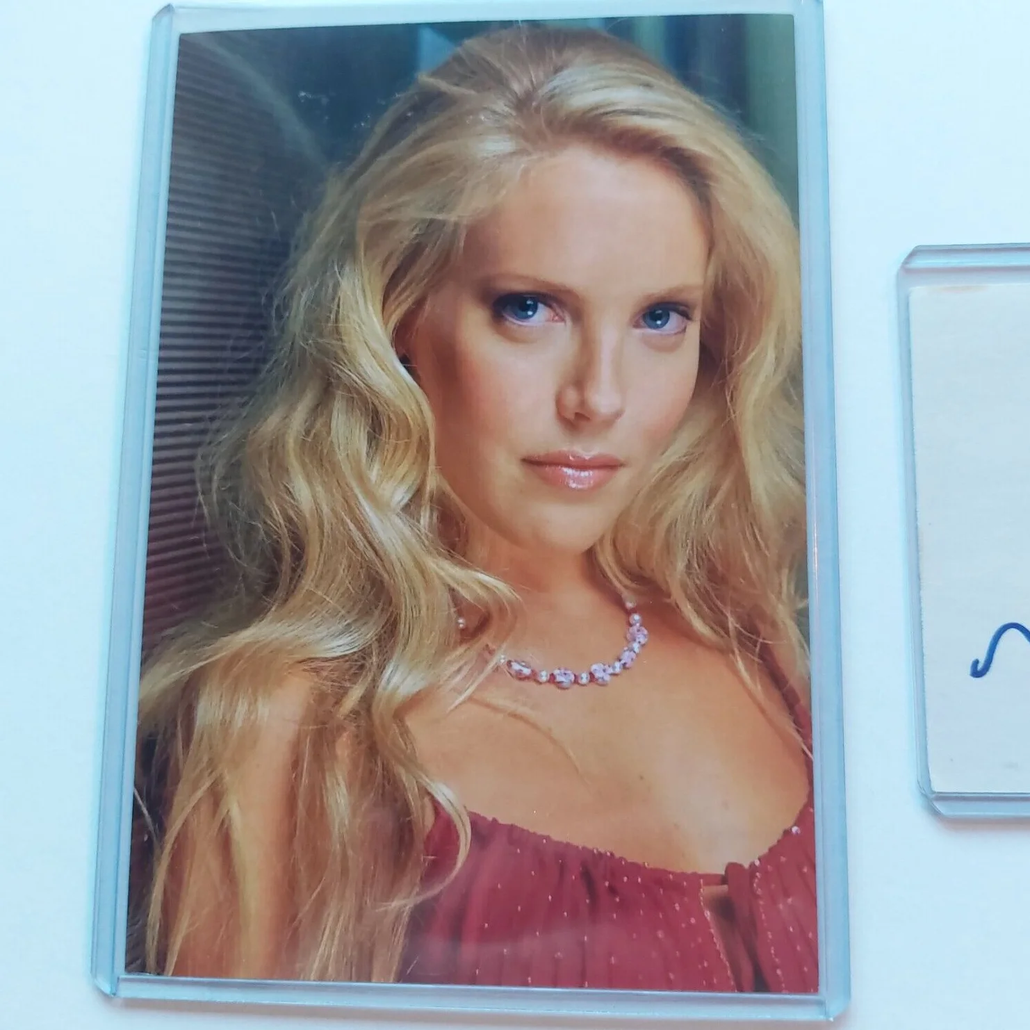 Mercedes Mcnab — Mercedes Mcnab Signed 3x5 Index Card (Buffy the Vampire Slayer, Hatchet, Addams), image 3