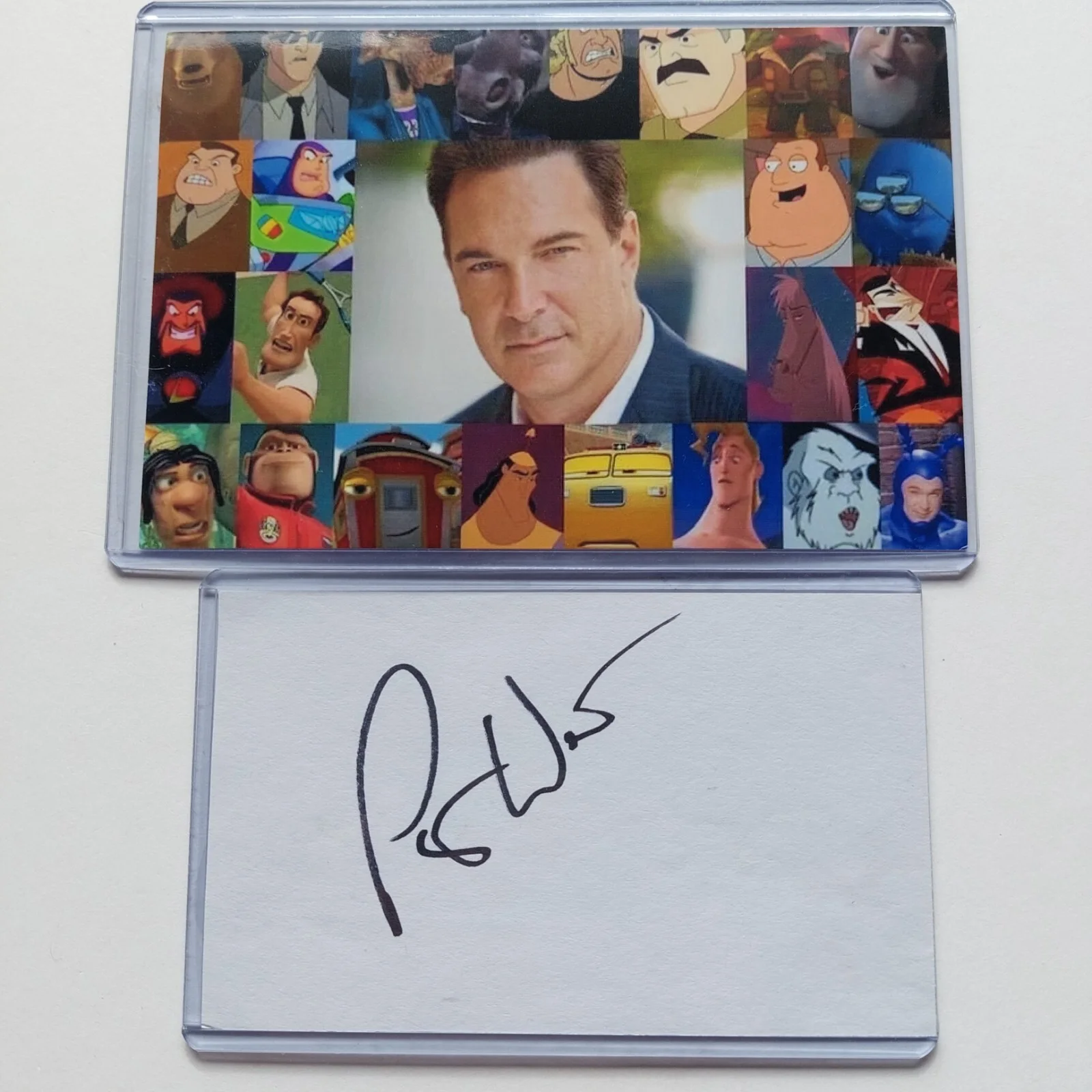 Patrick Warburton — Patrick Warburton Signed 3x5 Index Card (Family Guy, Emperor's New Groove,)