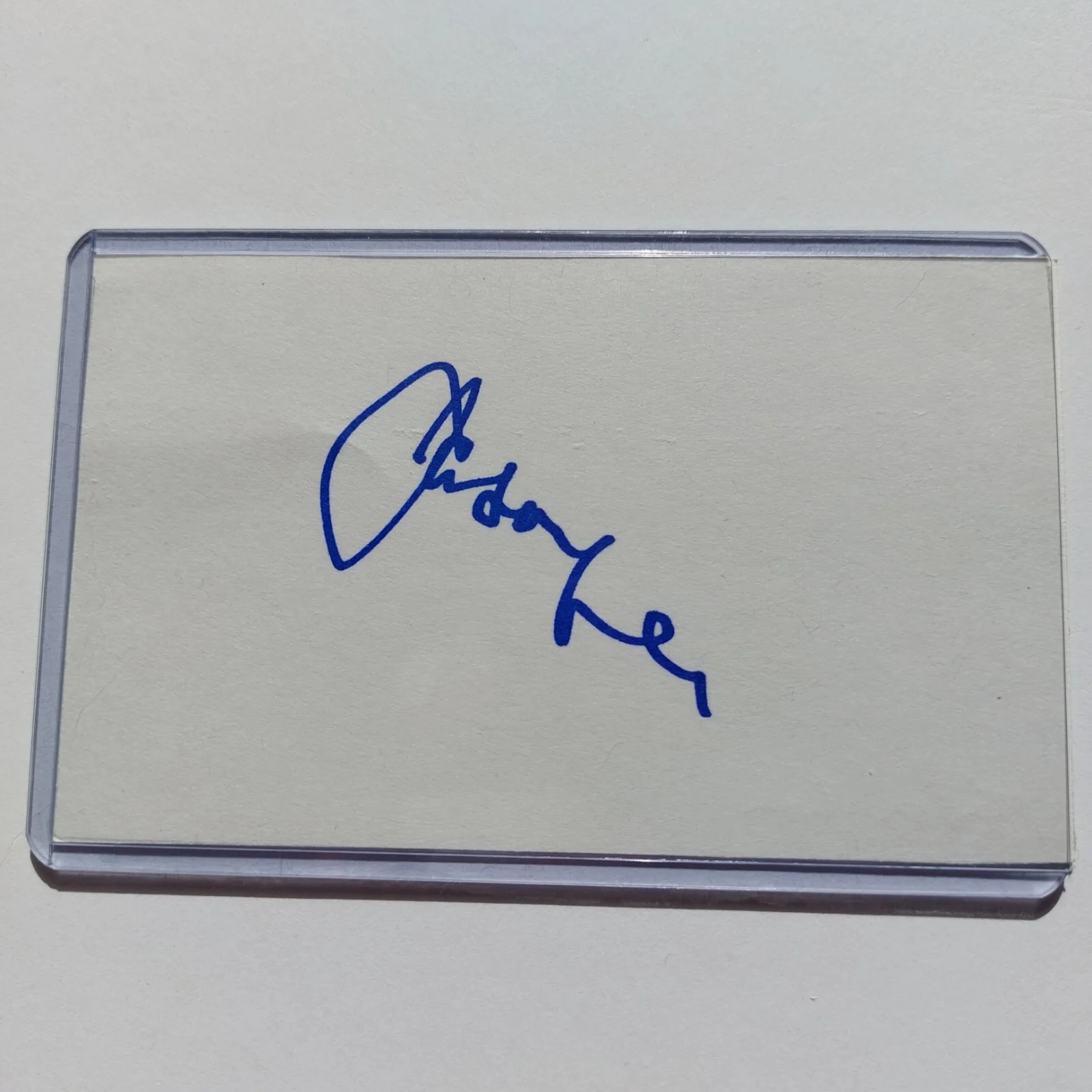 Jason Lee — Jason Lee Signed 3x5 Index Card My name is Earl, Mallrats, Alvin & the Chipmunks, image 2
