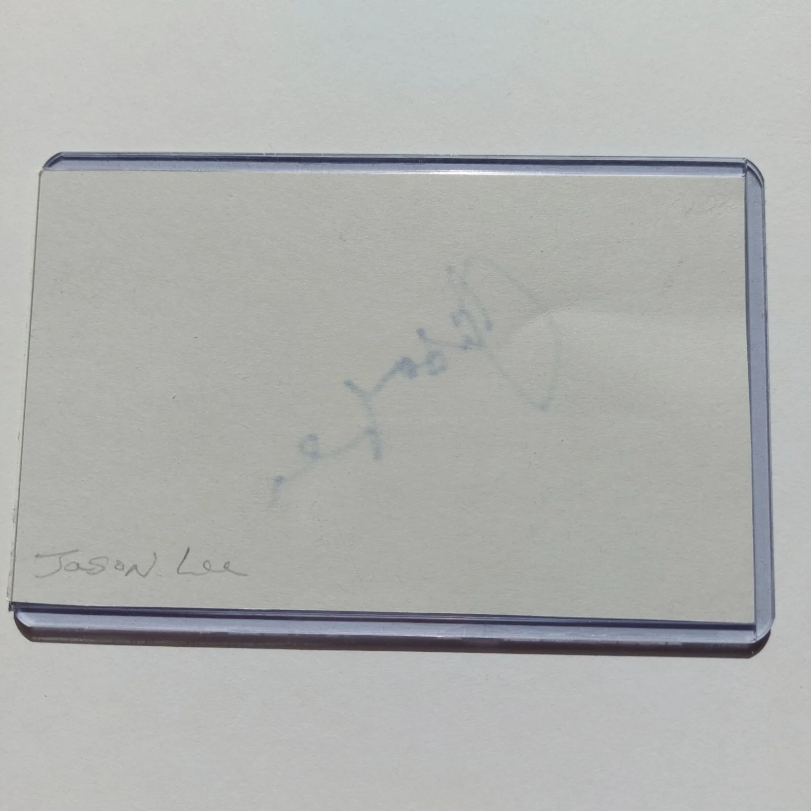 Jason Lee — Jason Lee Signed 3x5 Index Card My name is Earl, Mallrats, Alvin & the Chipmunks, image 3
