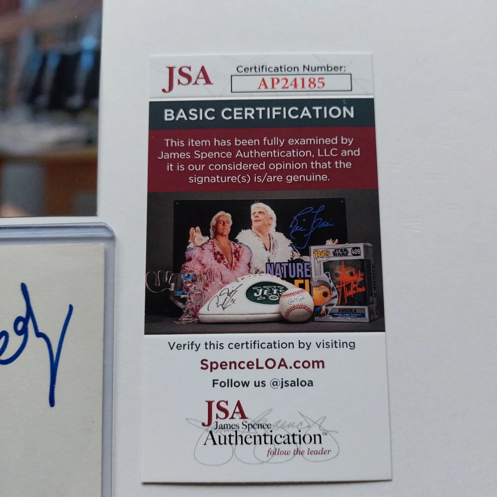 ALLY SHEEDY — ALLY SHEEDY Signed 4x6 Index Card with JSA COA (Breakfast Club, War Games), изображение 4