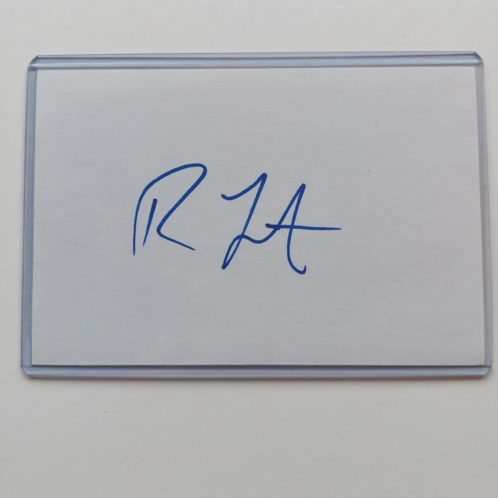 Ron Livingston — Ron Livingston signed 4x6 Index Card (Loudermilk, Office Space, Swingers) Auto, изображение 4