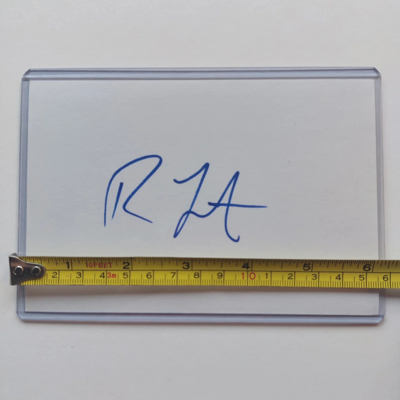 Ron Livingston — Ron Livingston signed 4x6 Index Card (Loudermilk, Office Space, Swingers) Auto, изображение 5