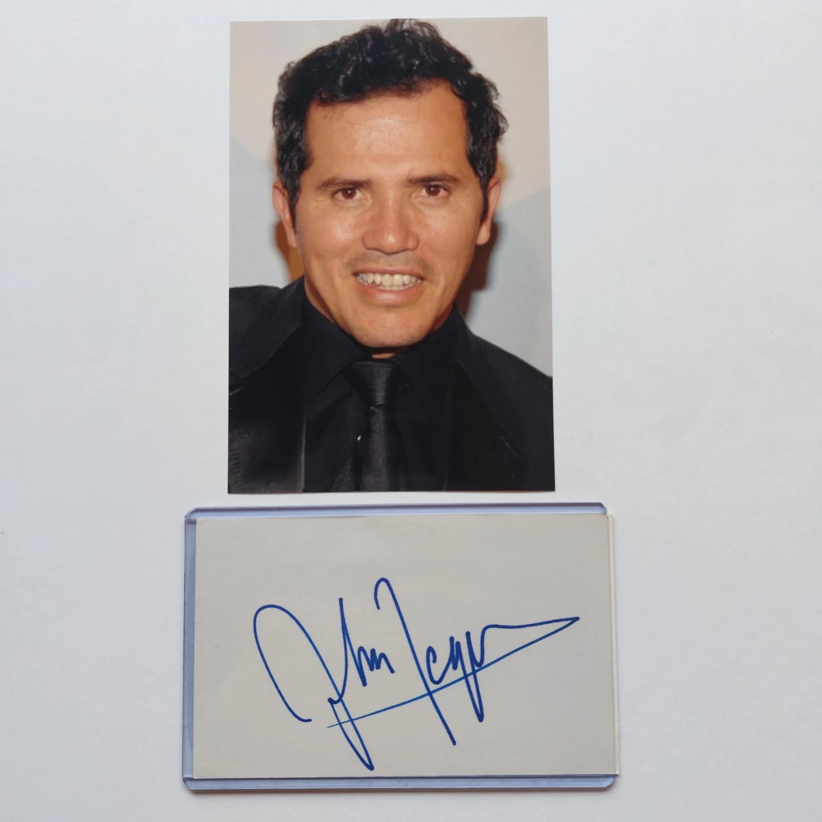 John Leguizamo — John Leguizamo Signed 3x5 Index Card COA (Super Mario, Moulin Rouge, Ice Age)