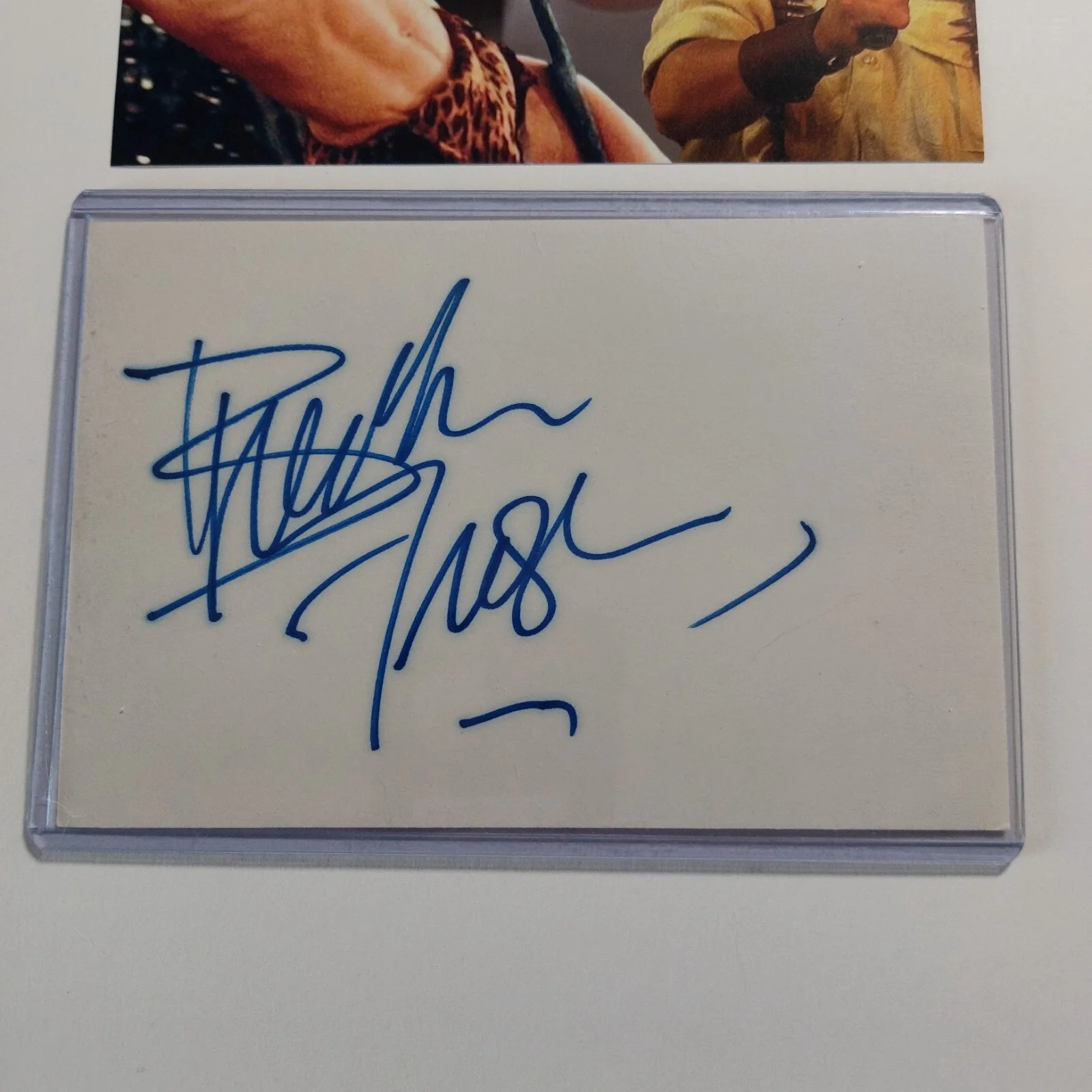 Brendan Fraser — Brendan Fraser Signed 4x6 Index Card (The Whale, The Mummy, Doom Patrol) Auto, image 2