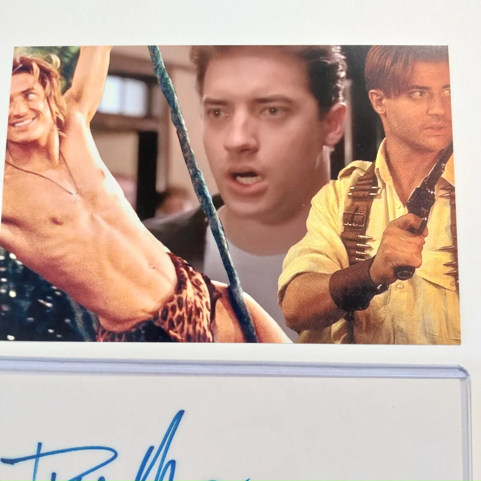 Brendan Fraser — Brendan Fraser Signed 4x6 Index Card (The Whale, The Mummy, Doom Patrol) Auto, image 3