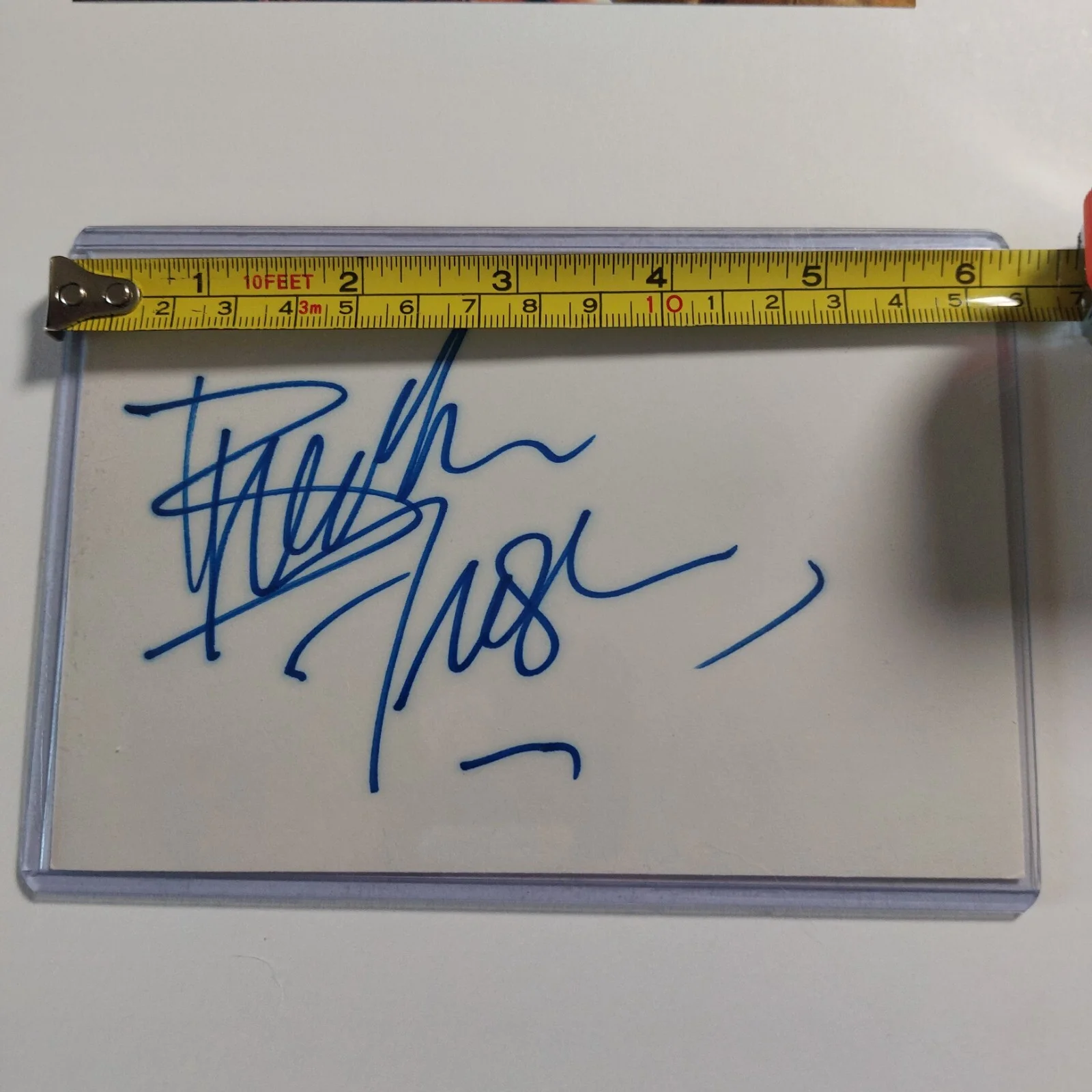 Brendan Fraser — Brendan Fraser Signed 4x6 Index Card (The Whale, The Mummy, Doom Patrol) Auto, image 5