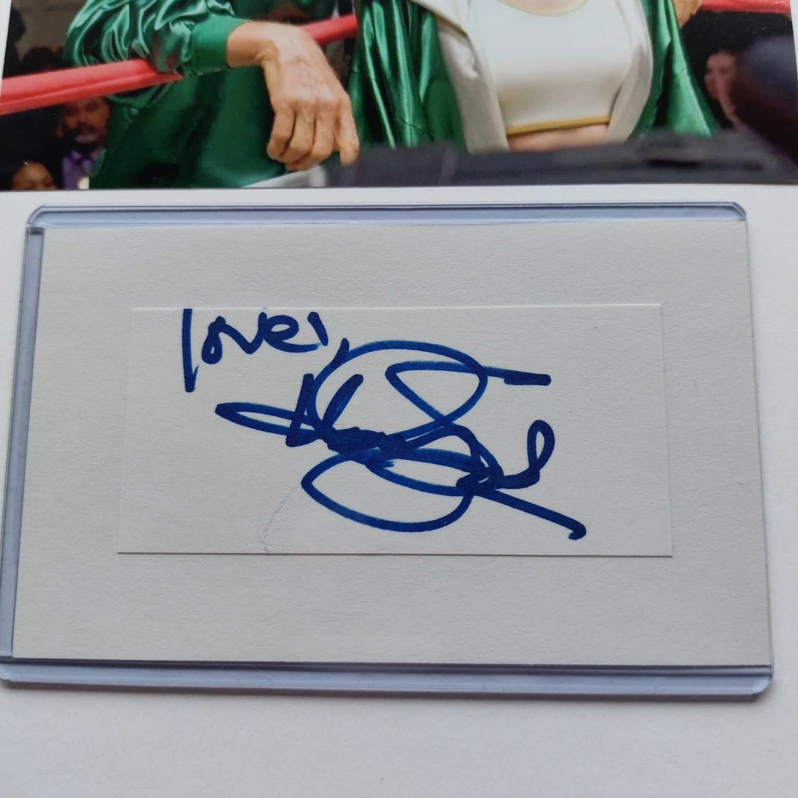 Hilary Swank — Hilary Swank Signed 3x5 Index Card with JSA COA MILLION DOLLAR BABY, image 2