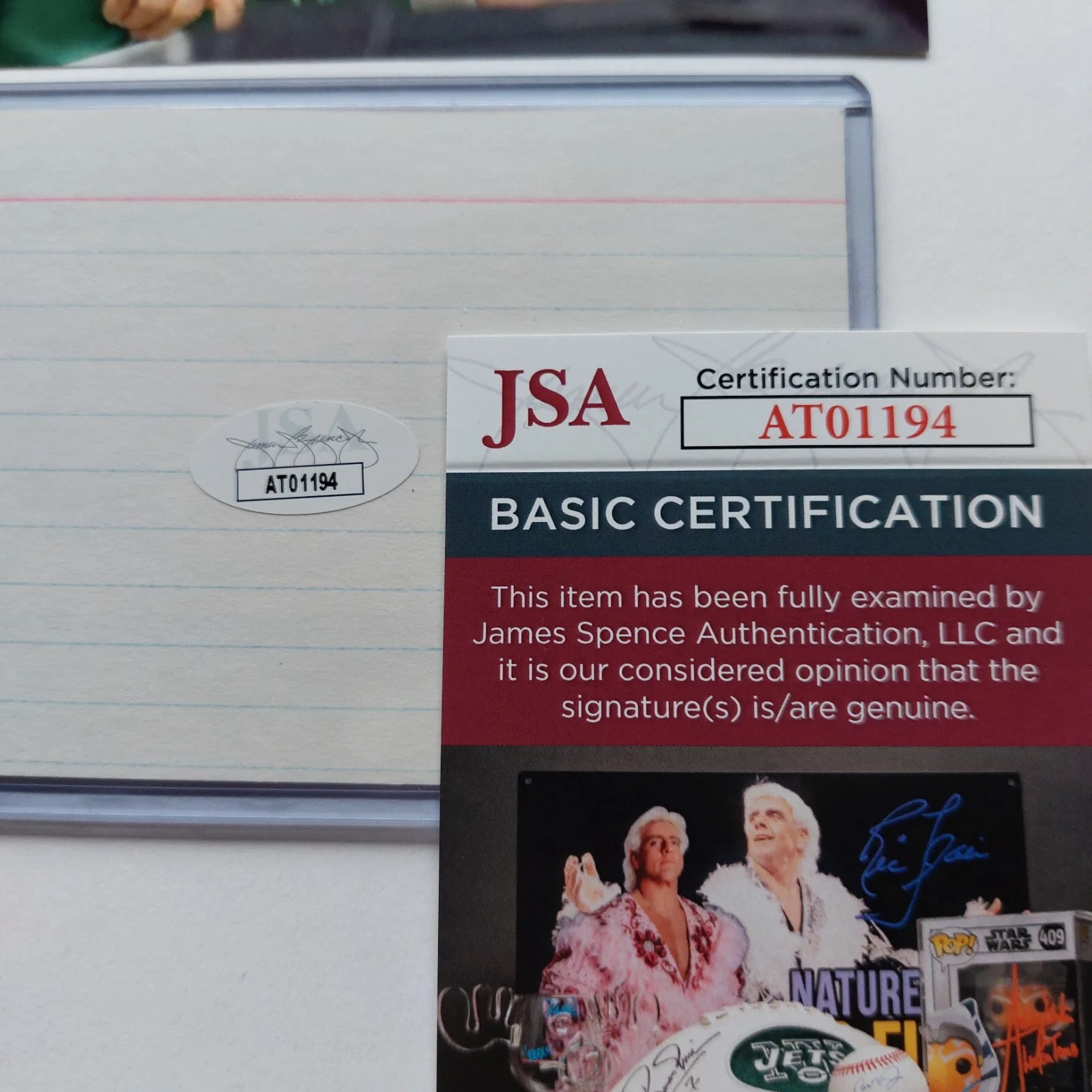 Hilary Swank — Hilary Swank Signed 3x5 Index Card with JSA COA MILLION DOLLAR BABY, image 5