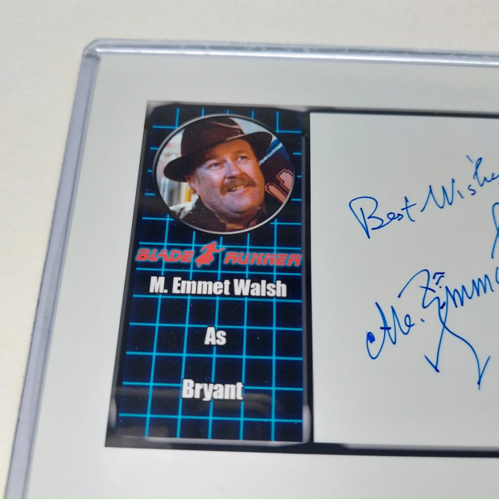 M Emmet Walsh — M Emmet Walsh Signed 4x6 Photo Blade Runner Planet of the Apes Tales From the, изображение 2