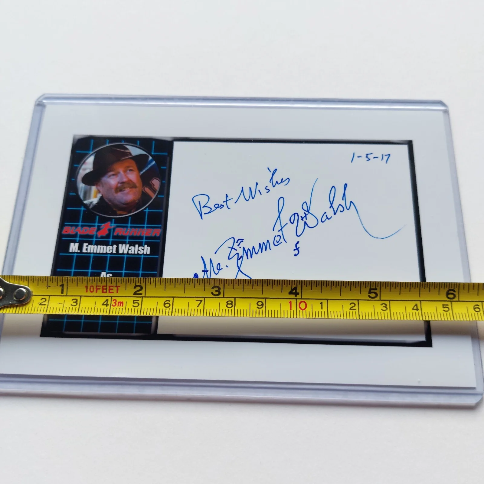 M Emmet Walsh — M Emmet Walsh Signed 4x6 Photo Blade Runner Planet of the Apes Tales From the, изображение 5