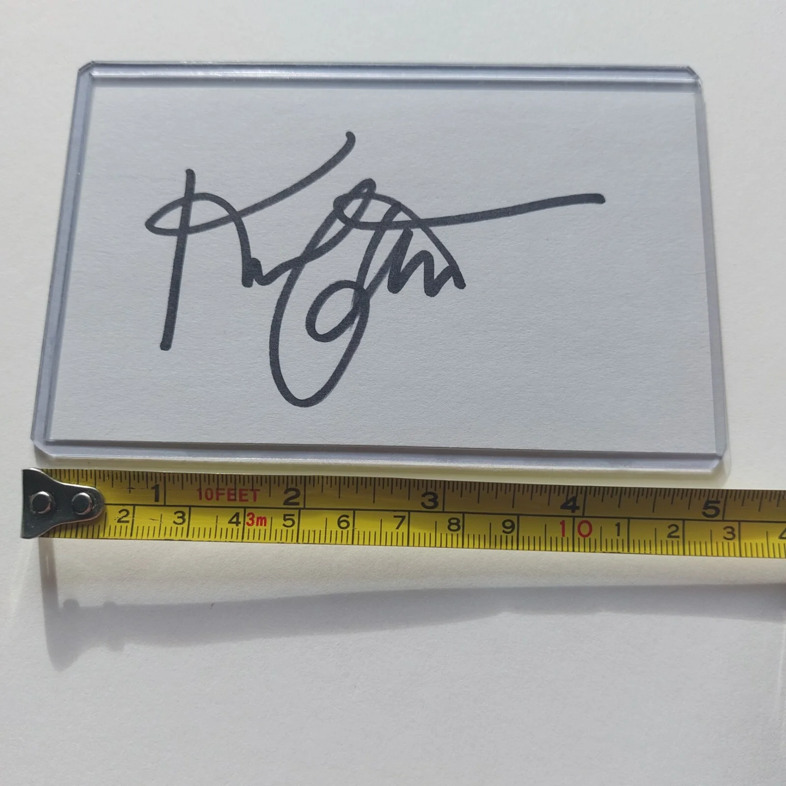 Kim Cattrall — Kim Cattrall Signed 3x5 Index Card (Sex and the City, Mannequin, Big Trouble in), изображение 3