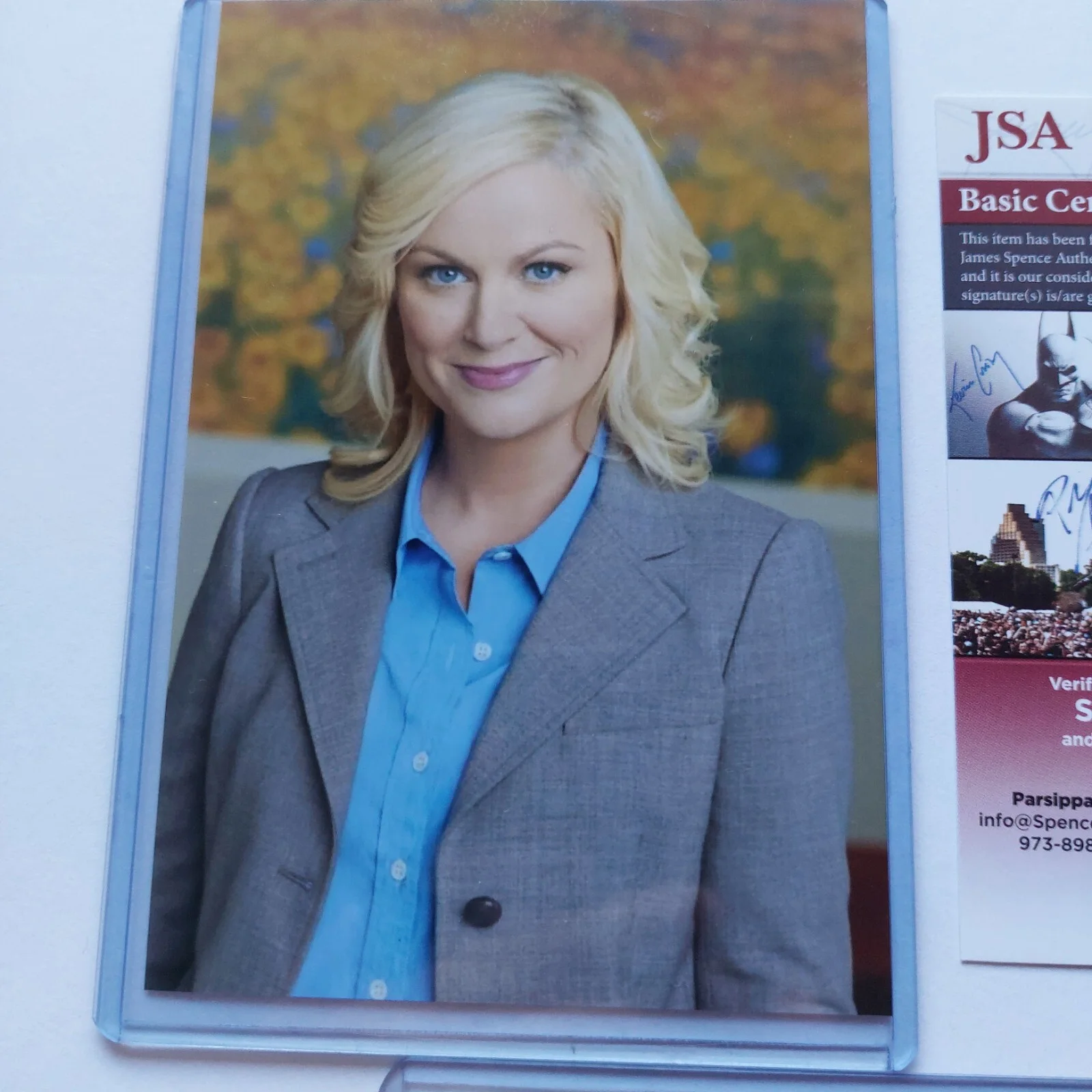 Amy Poehler — Amy Poehler Signed Auto 3x5 Index Card Early signature 2006 (Parks and Rec, SNL), изображение 3