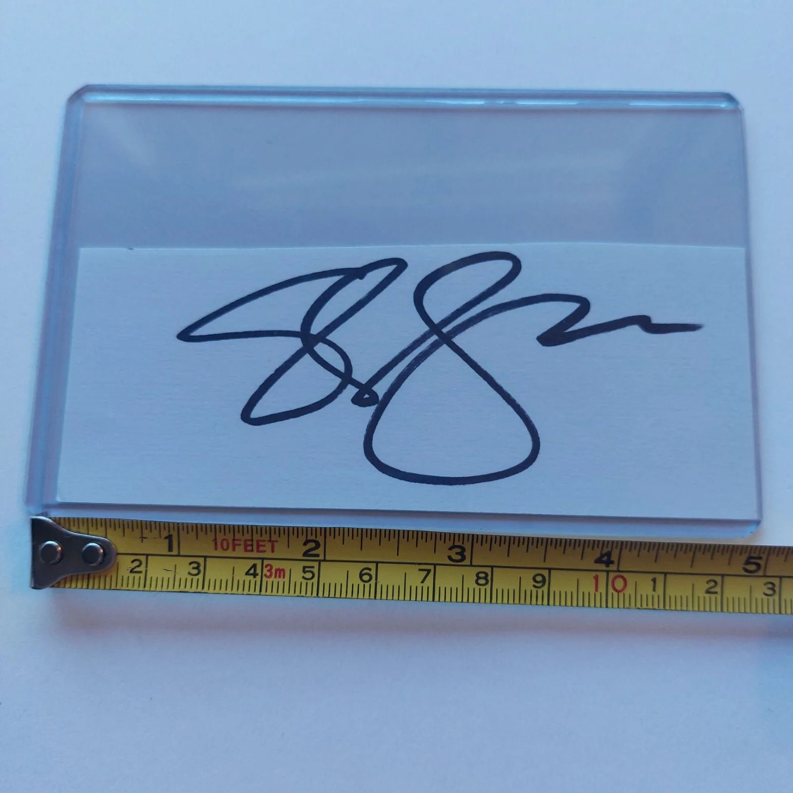 Steven Yeun — Steven Yeun Signed Cut (Invincible, The Walking Dead, Beef), image 3